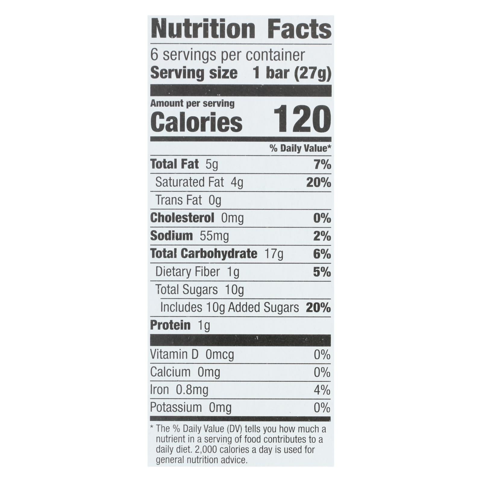 Larabar Kids Chocolate Chip Cookie Bars - 8 Pack