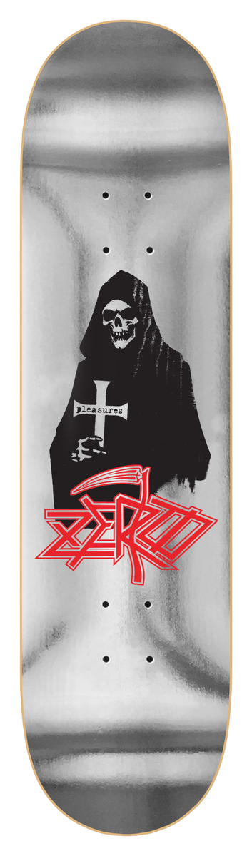 Zero x Pleasures "Death" 8.25" Skateboard Deck