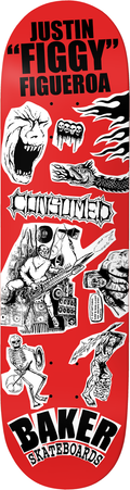 BAKER FIGGY "DIVINE EVIL" 8.38" SKATEBOARD DECK