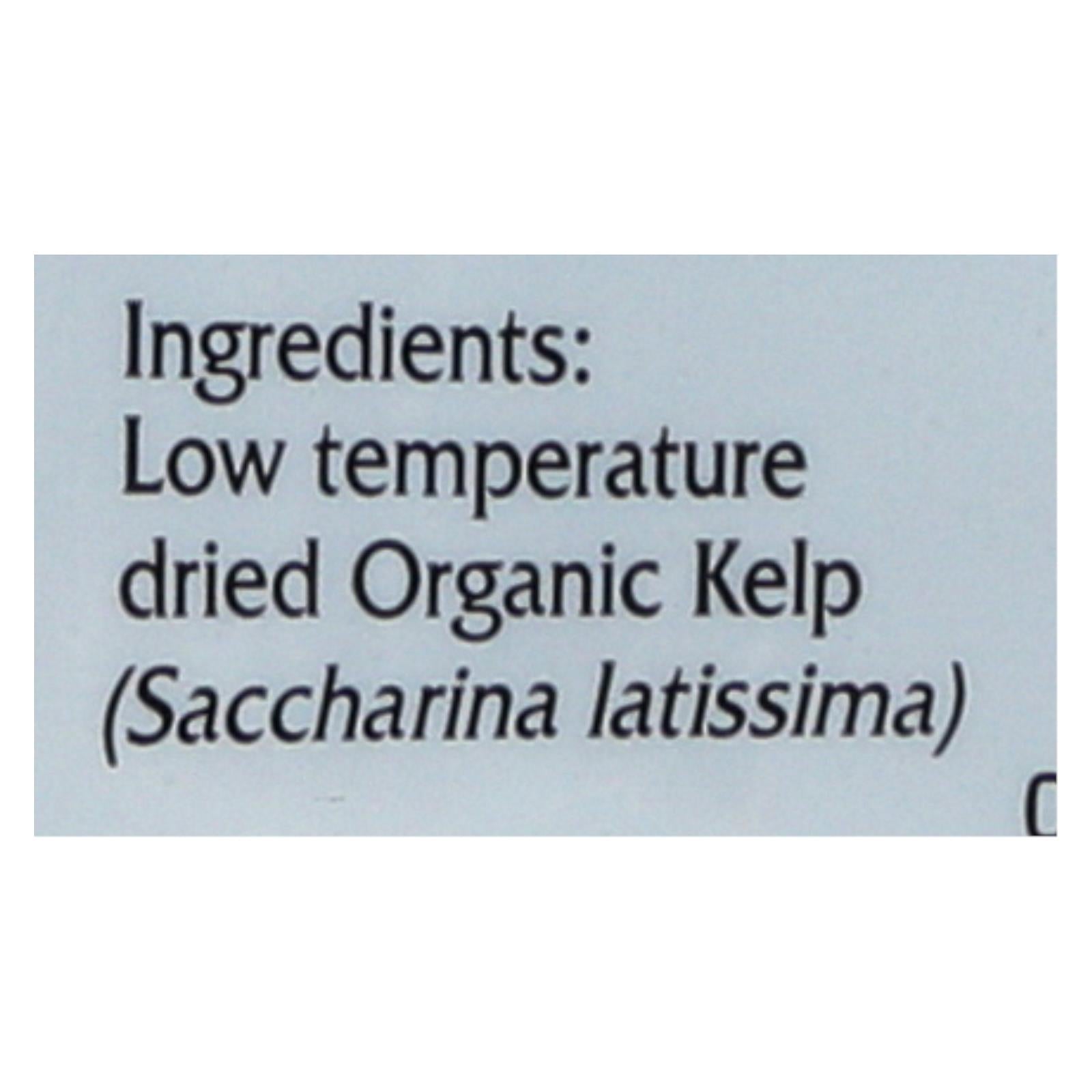 Organic Wild Atlantic Kombu Kelp - Whole Leaf 2 oz