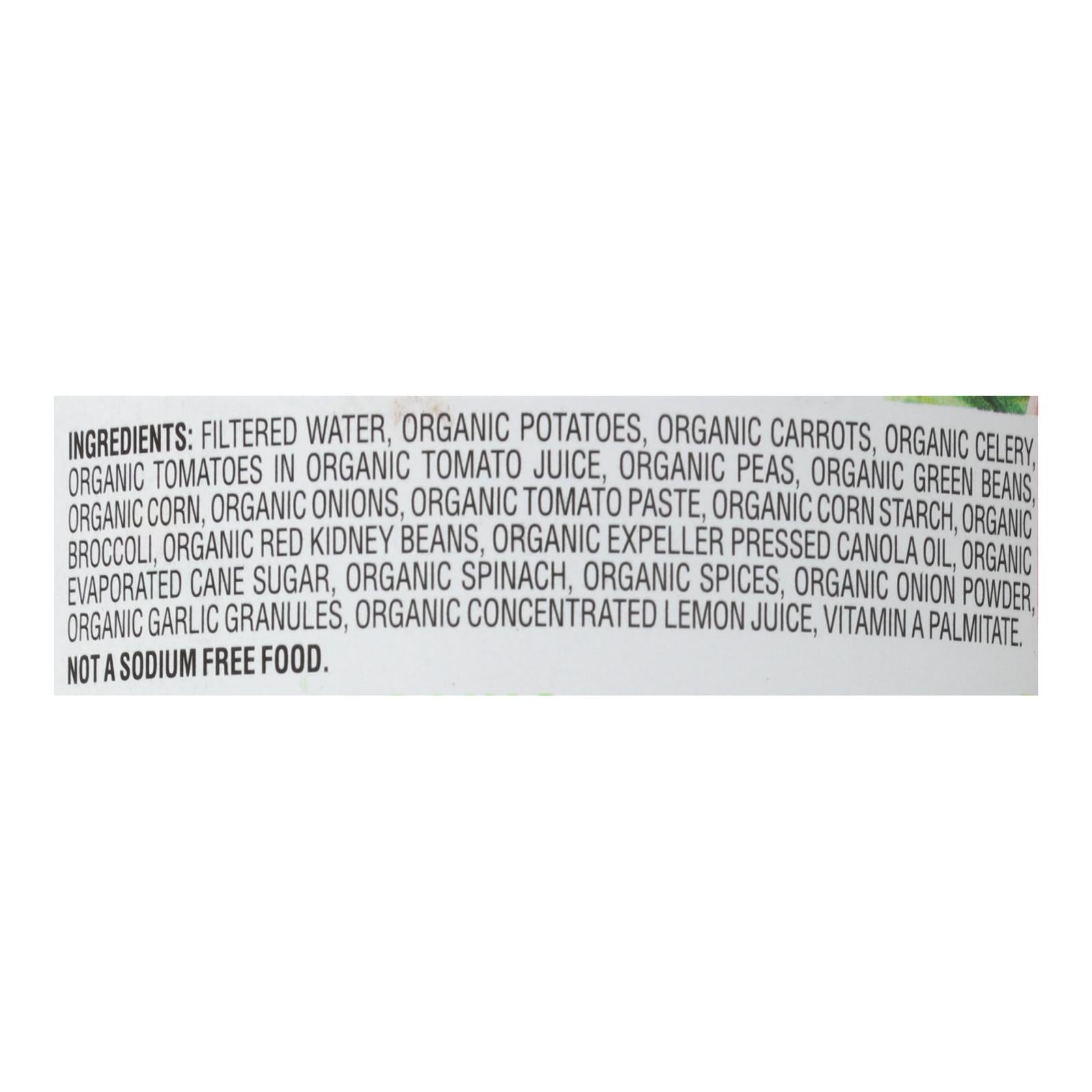 Organic Vegetable Soup, No Salt, 12-Pack, 15 Oz Each