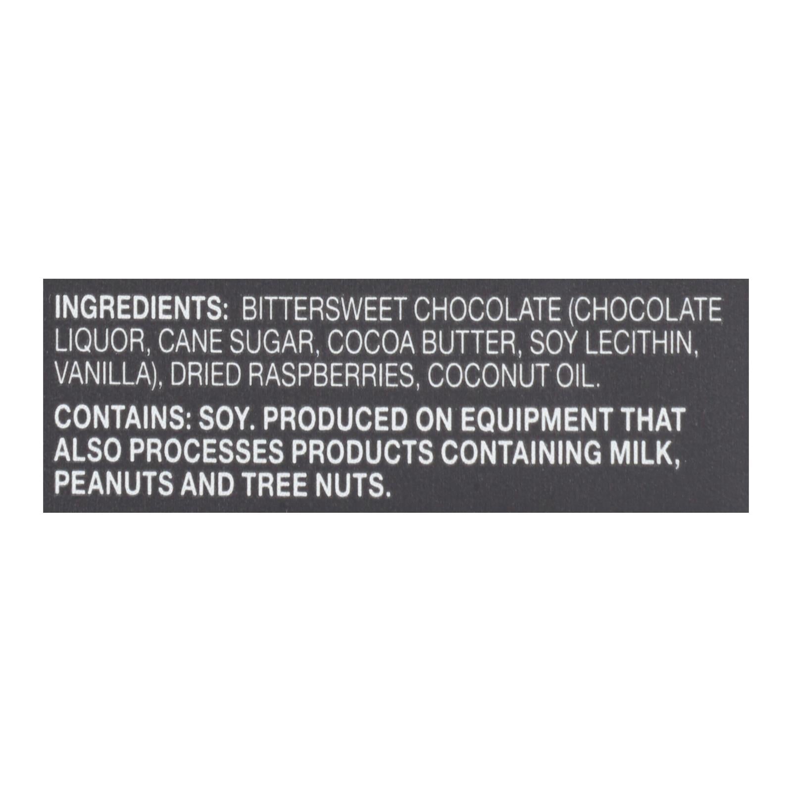 Endangered Species Dark Raspberry Chocolate Bars 72% - 12 Pack