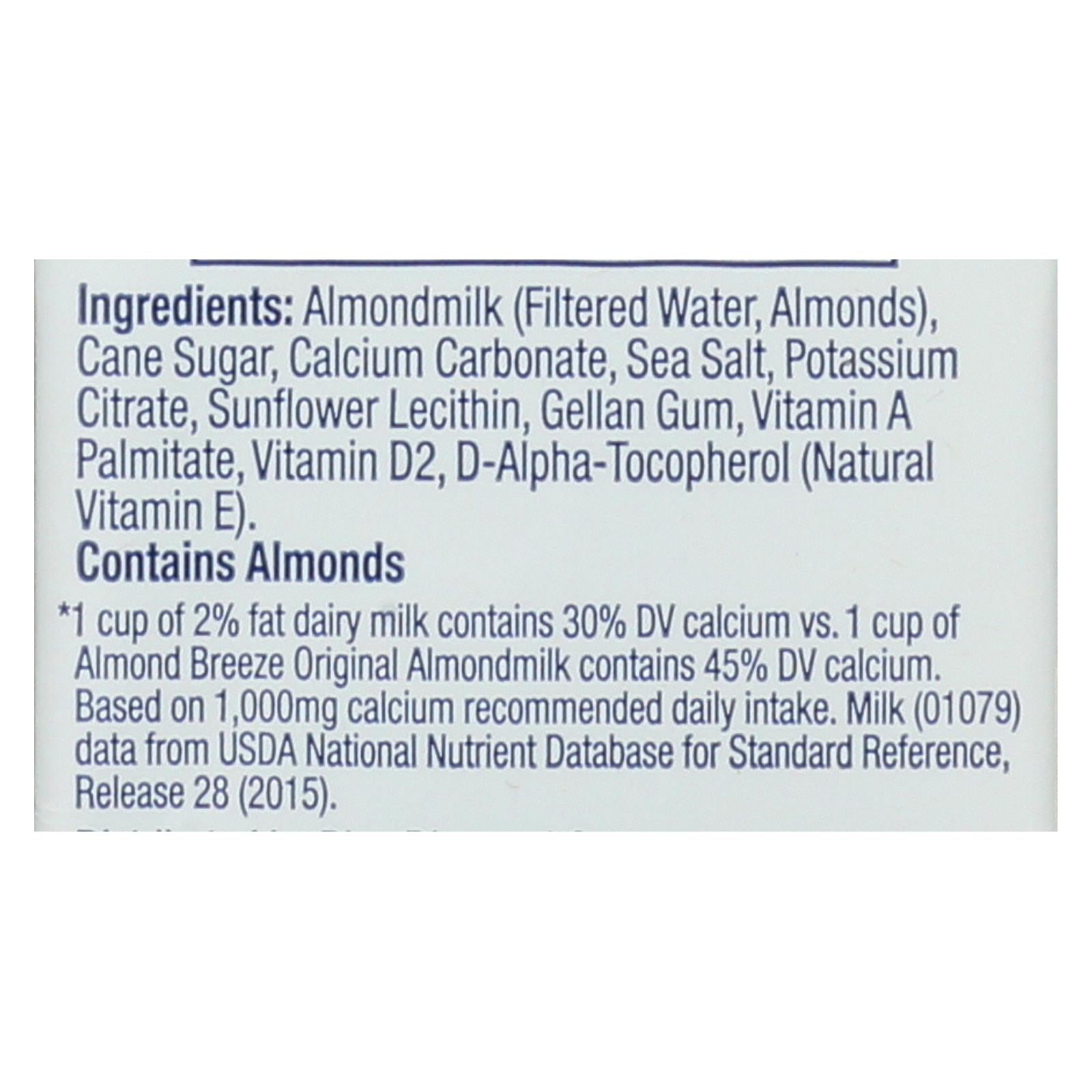Almond Breeze Original Almond Milk, 12-Pack, 32 Fl Oz
