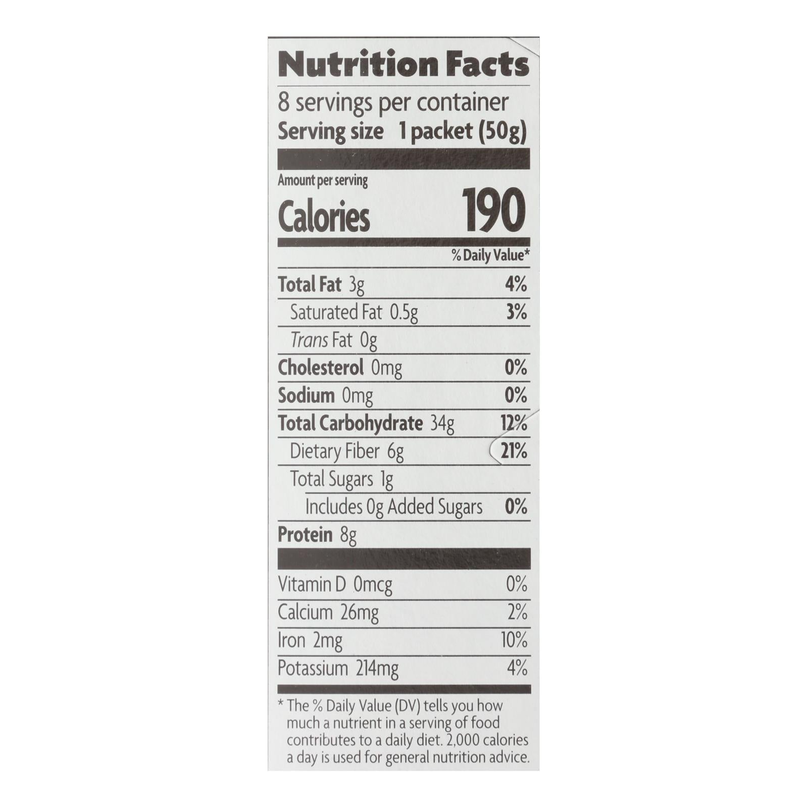 Nature's Path Organic Original Oatmeal, 6-Pack, 14 oz