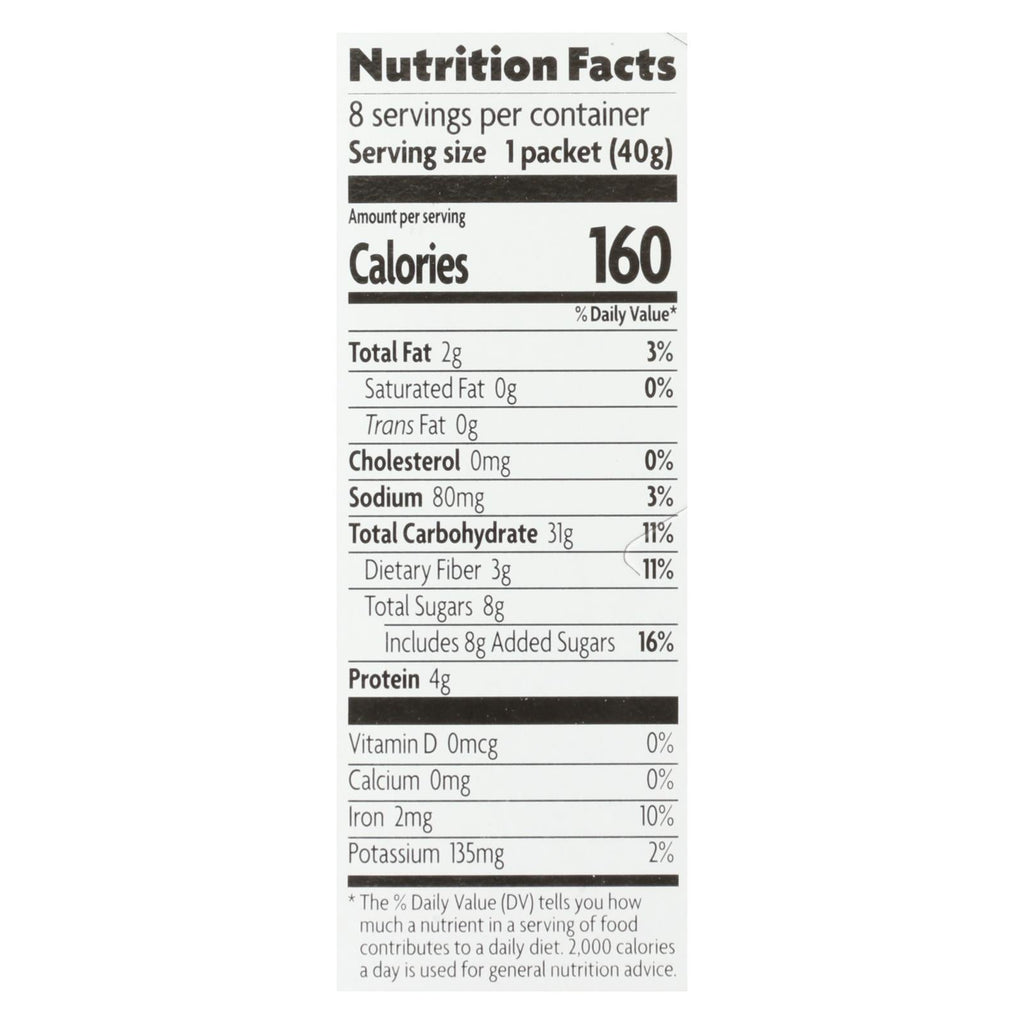 Nature's Path Organic Brown Sugar Maple Oatmeal, 6 Pack