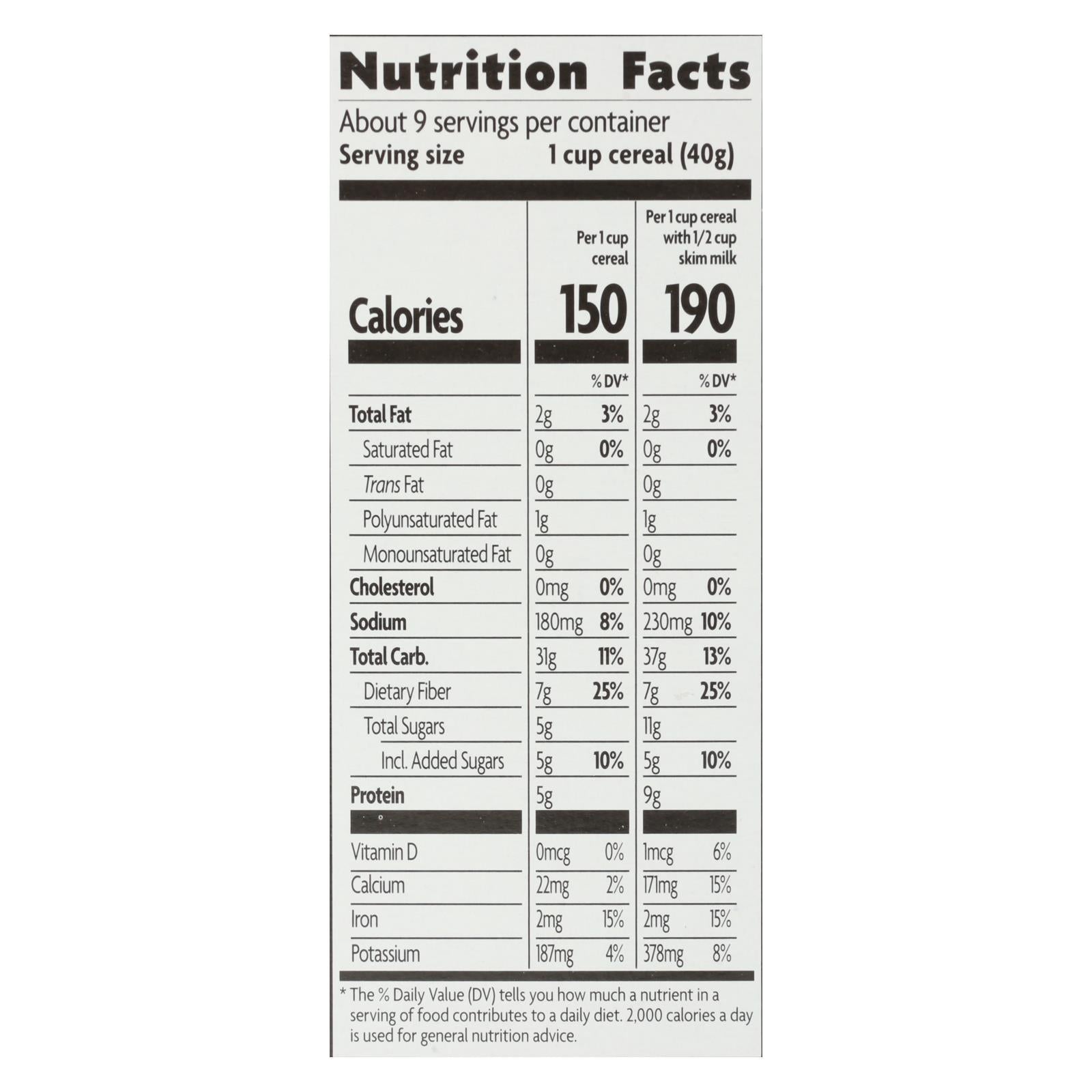Nature's Path Organic Flax Multi-bran Cereal, 12-Pack