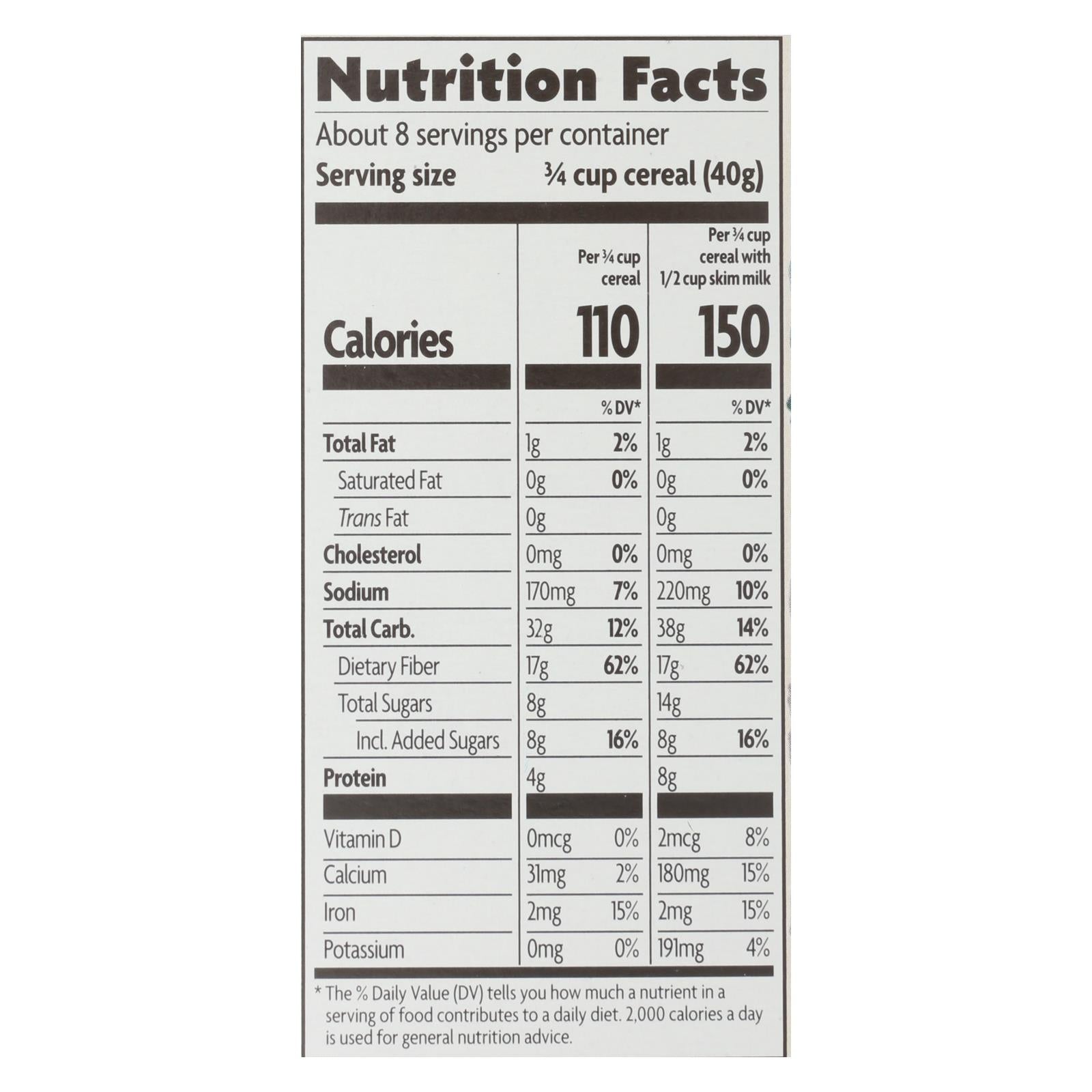 Nature's Path Organic Smart-bran Cereal, 12 Pack