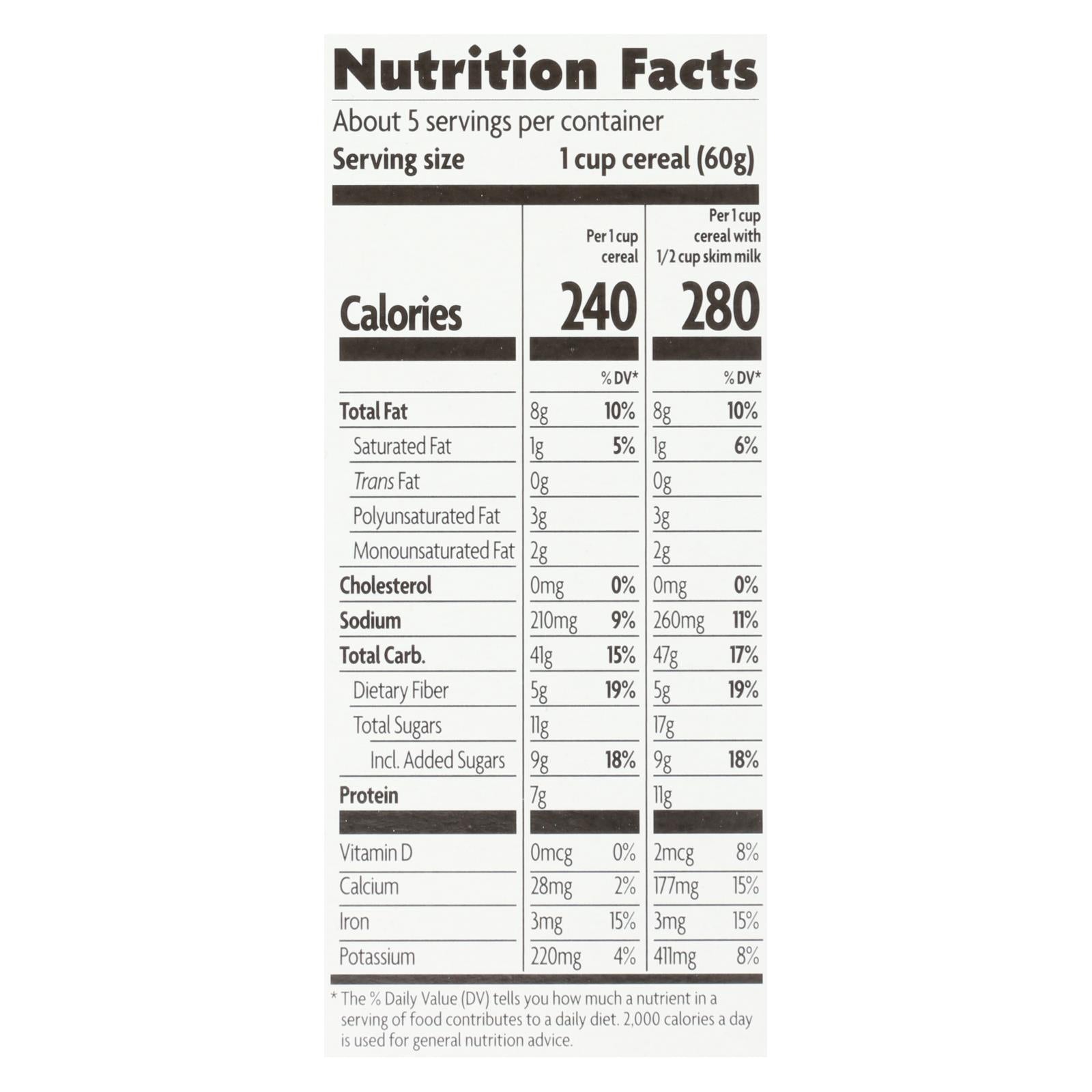 Nature's Path Maple Pecan Crunch Flax Plus 12 Pack