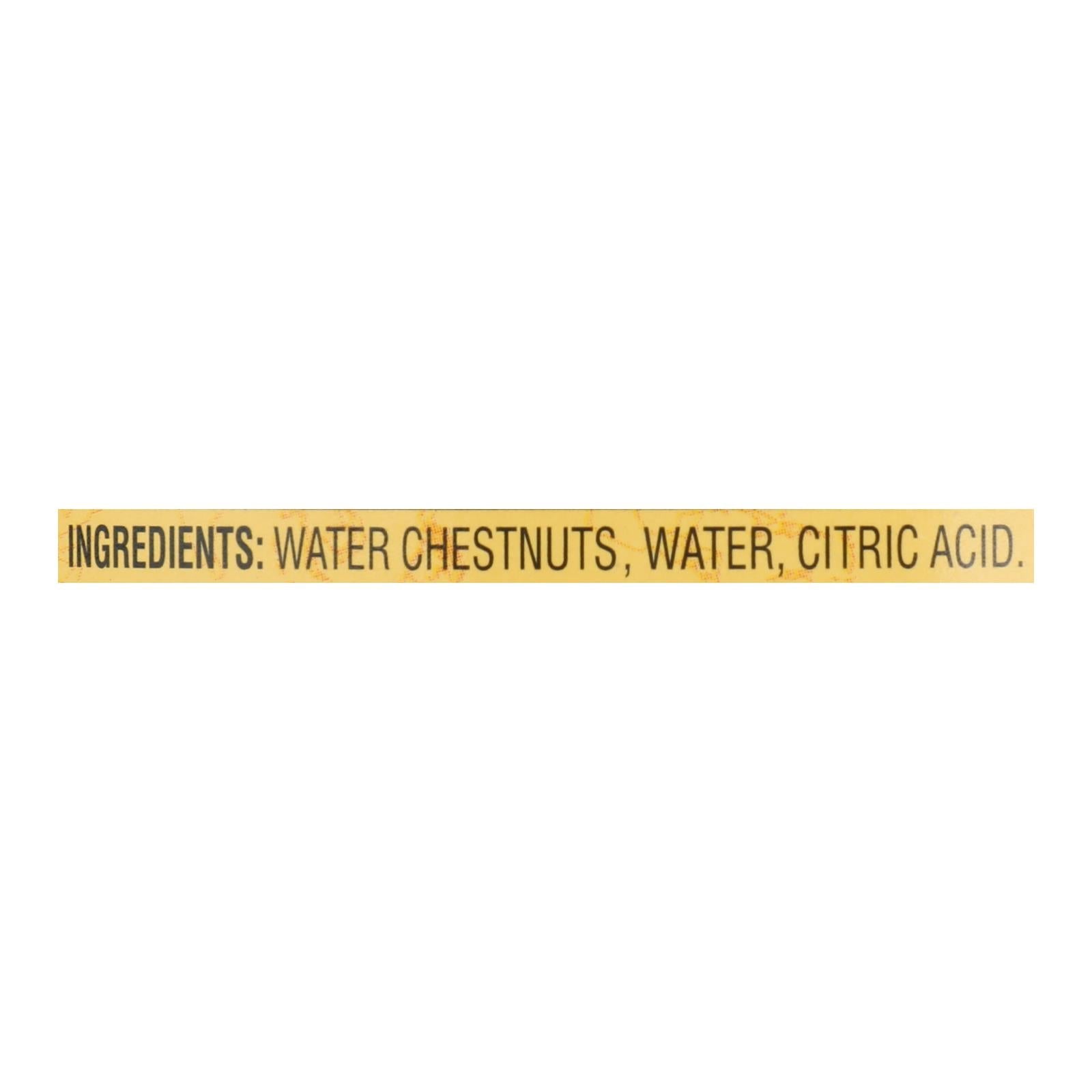 Reese Water Chestnuts - Sliced - Case Of 24 - 8 Oz.