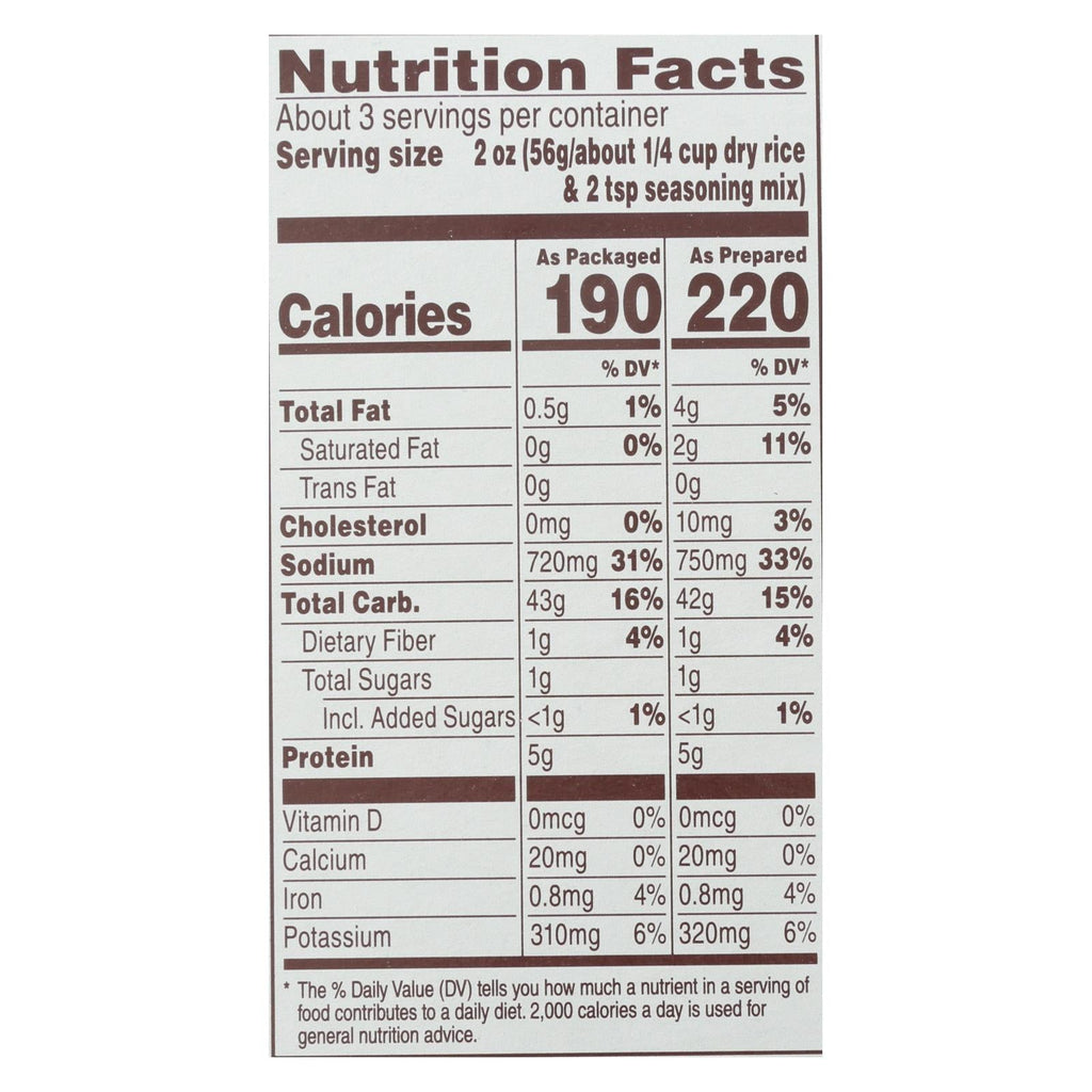 Near East Rice Pilaf Mix - Chicken - Case Of 12 - 6.25 Oz.