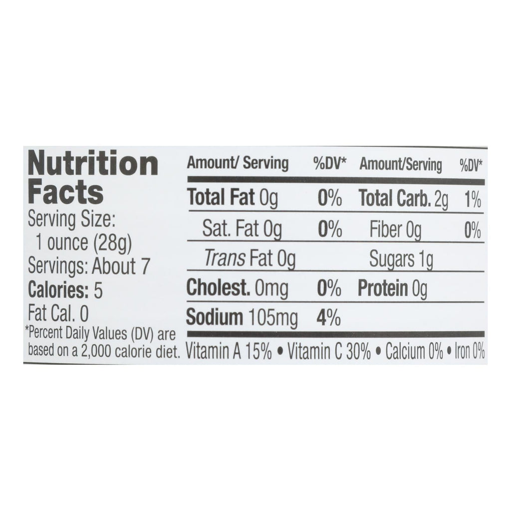 Jeff's Natural Bell Pepper Strips - 6 Pack, 12 Oz Each