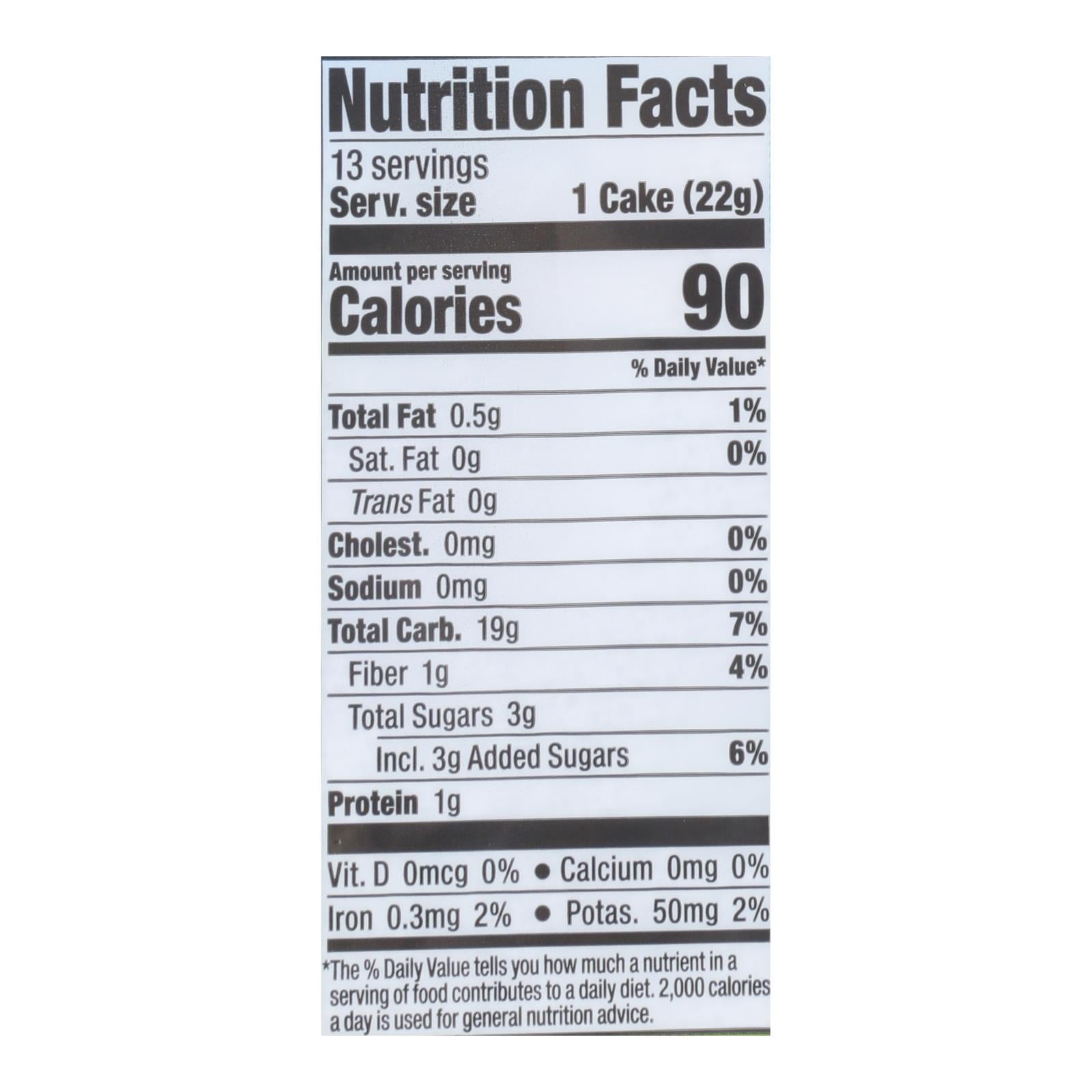 Lundberg Cinnamon Toast Rice Cakes - 6 Pack