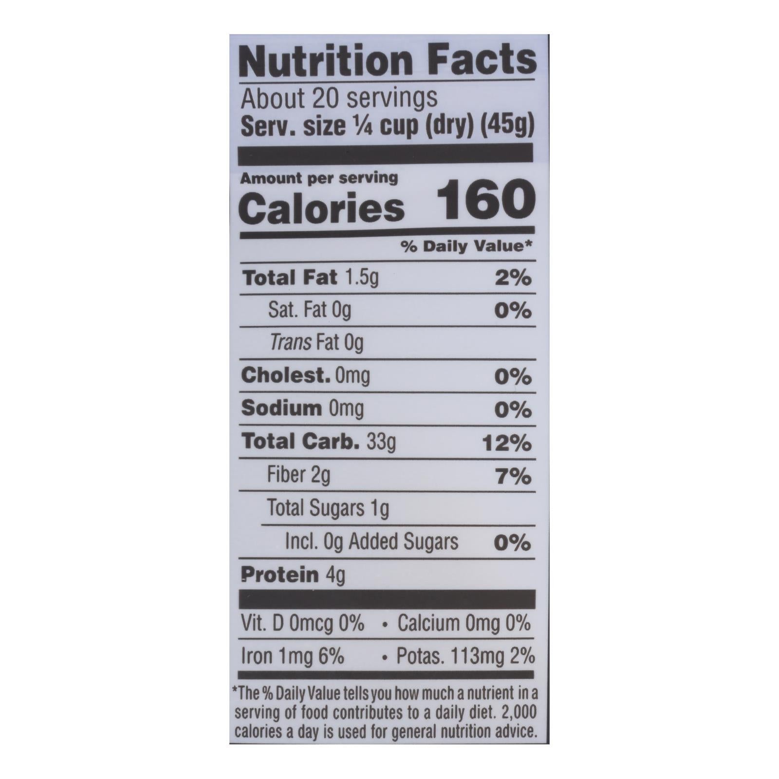 Lundberg Family Farms Brown Jasmine Rice - Case Of 6 - 2 Lb.