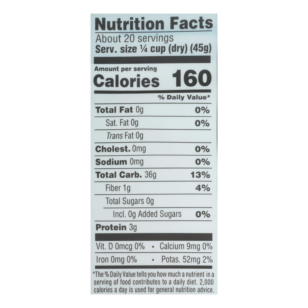 Lundberg Organic Long Grain White Rice, 6-Pack, 2 lb Each