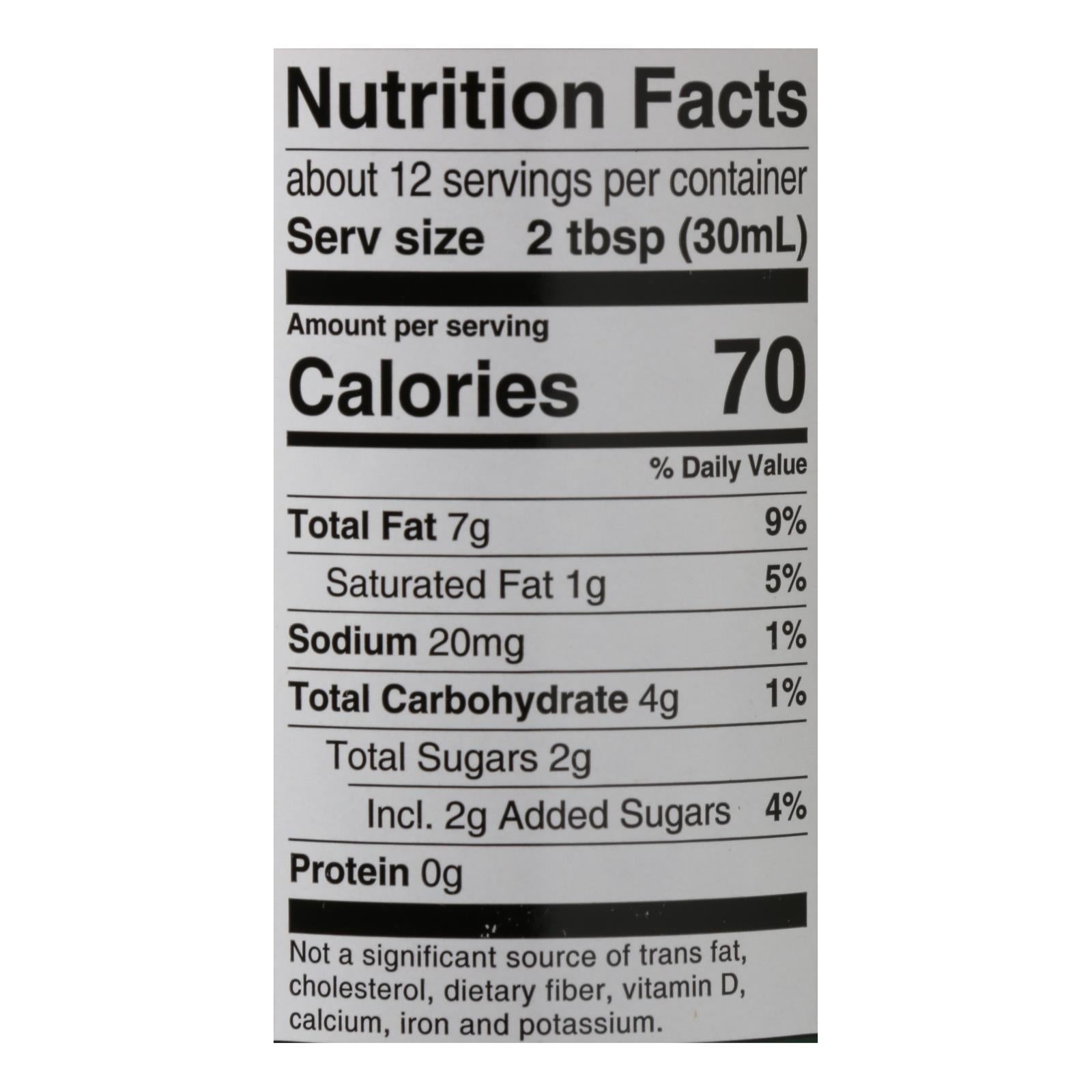 Bragg - Vinaigrette - Organic - Healthy - 12 oz - case of 6