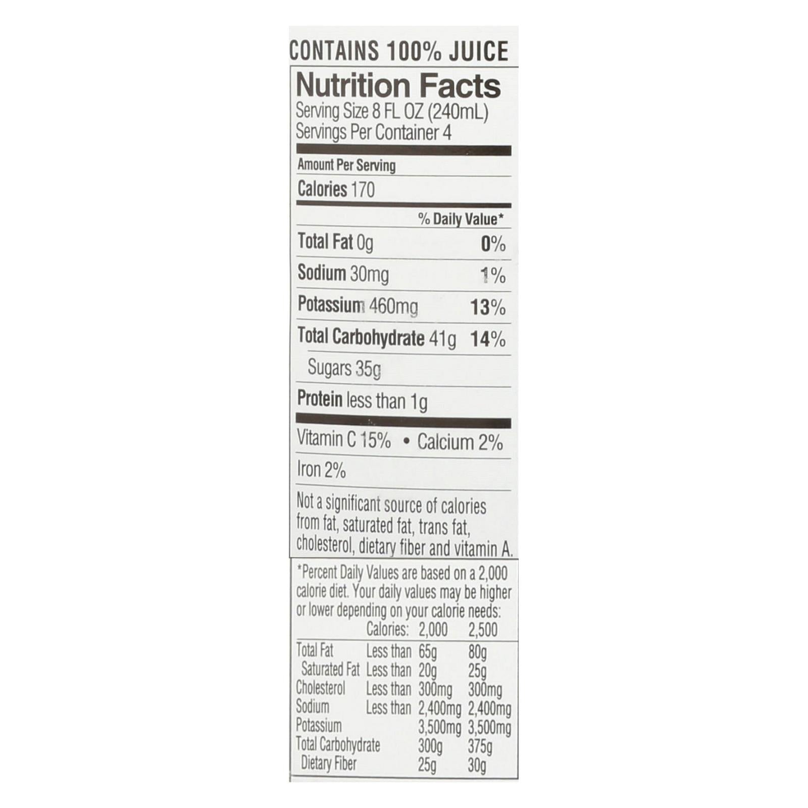 R.W. Knudsen Just Pomegranate Juice, 32 fl oz, 6-Pack