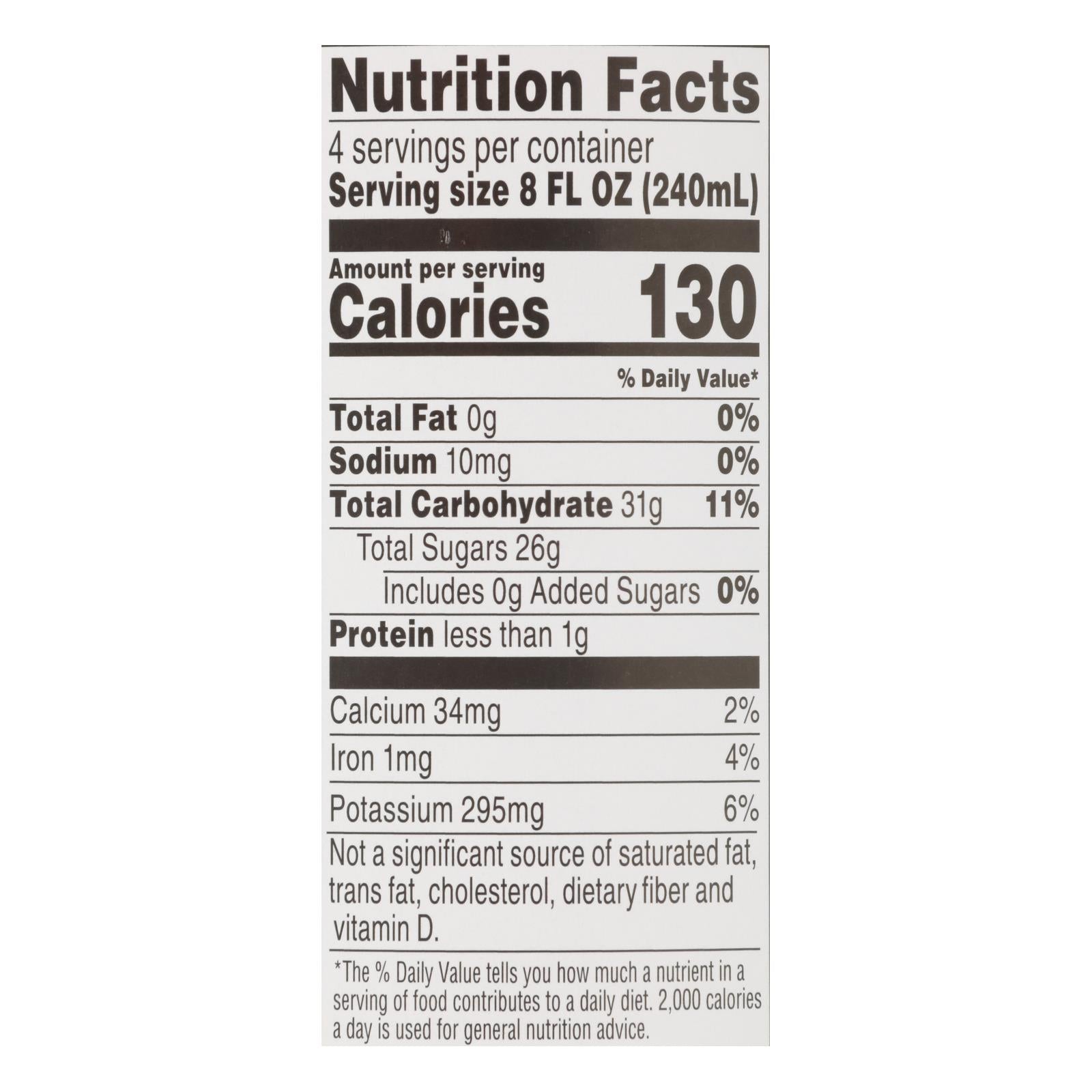 R.W. Knudsen Organic Pineapple Juice, 32 fl oz, Pack of 6