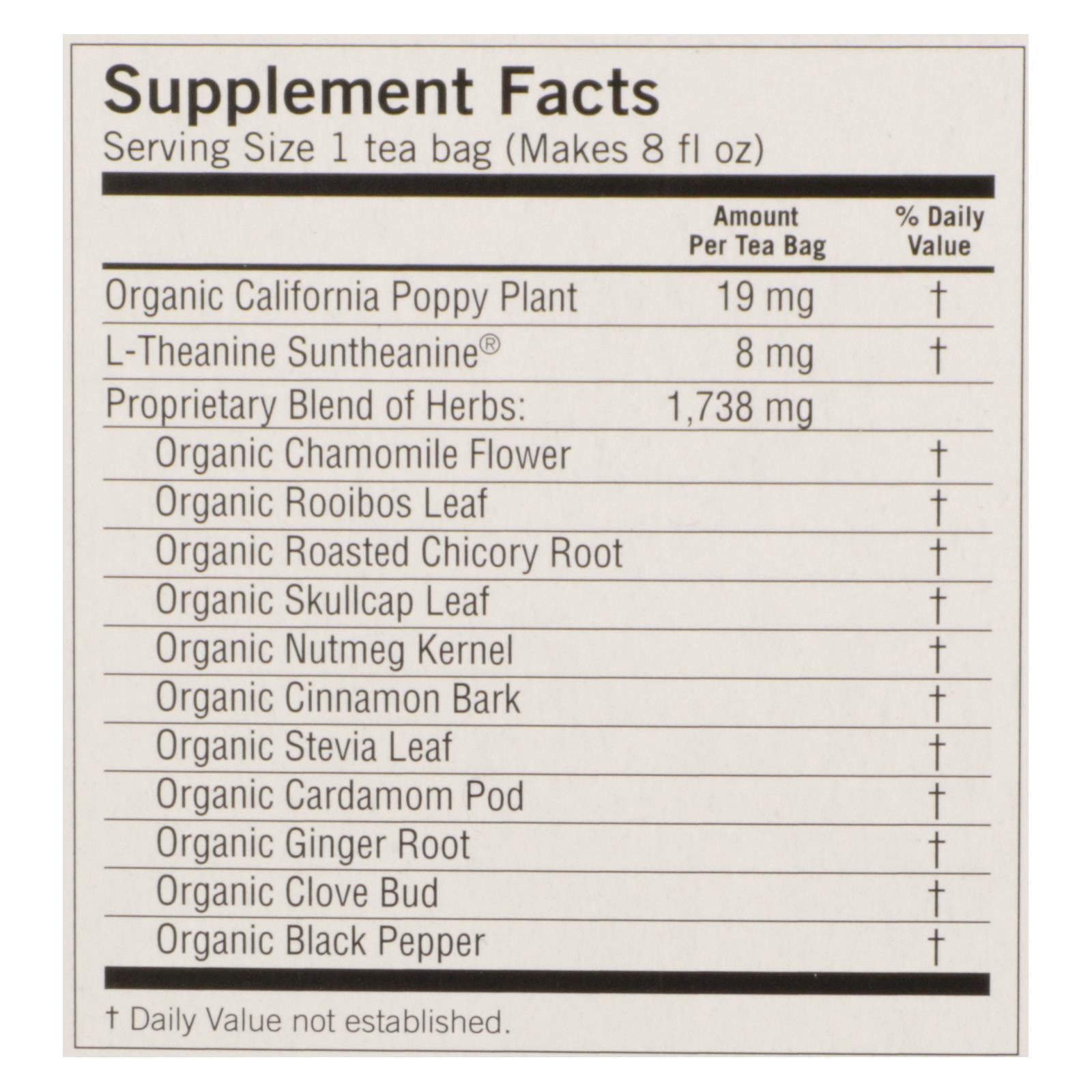 Yogi Bedtime Herbal Tea, Soothing Caramel, 16 Bags, 6 Pack