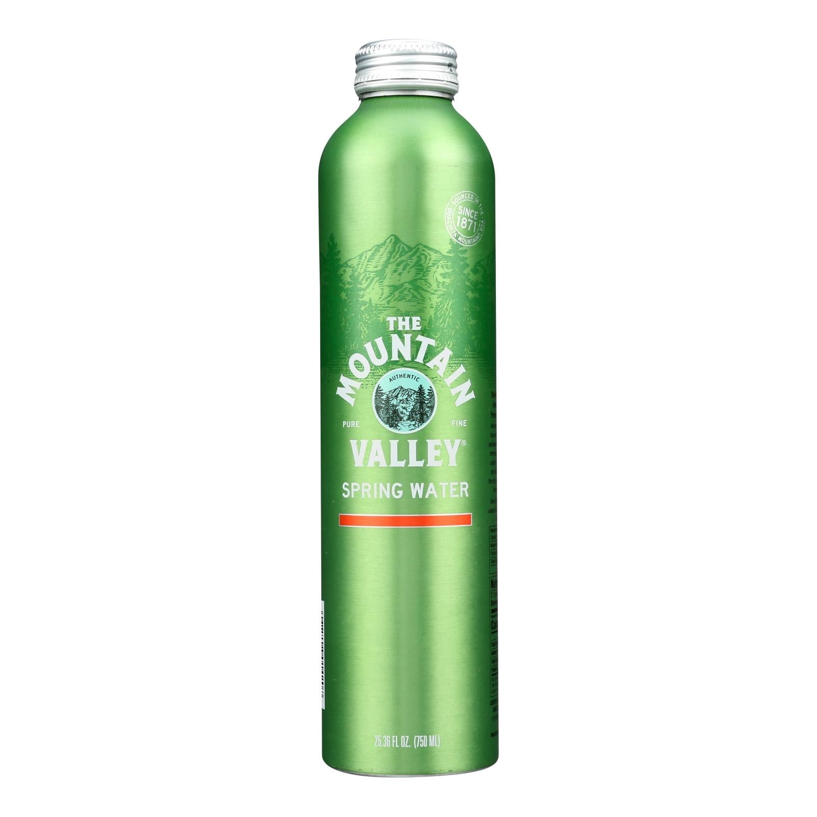 Mountain Valley Spring Water, Alum Bottle, 12-Pack, 25.36 oz