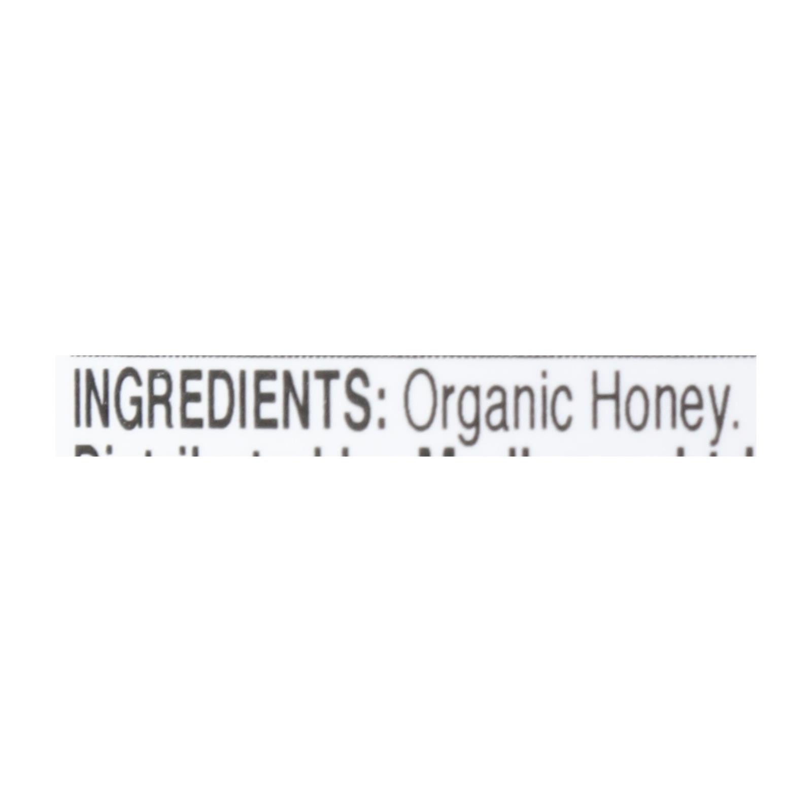 Madhava Honey Organic Honey Bear - Case Of 6 - 12 Oz.