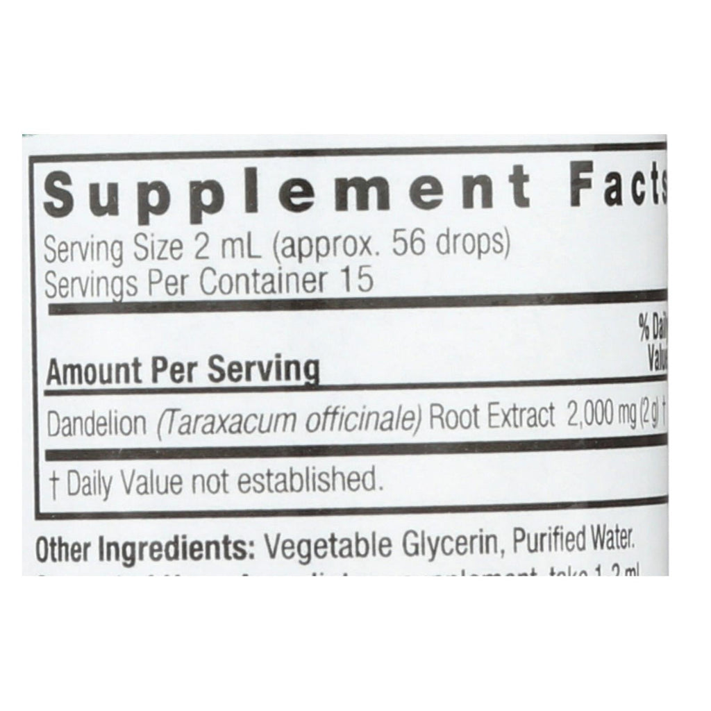 Nature's Answer - Af Dandelion Root - 1 fl oz