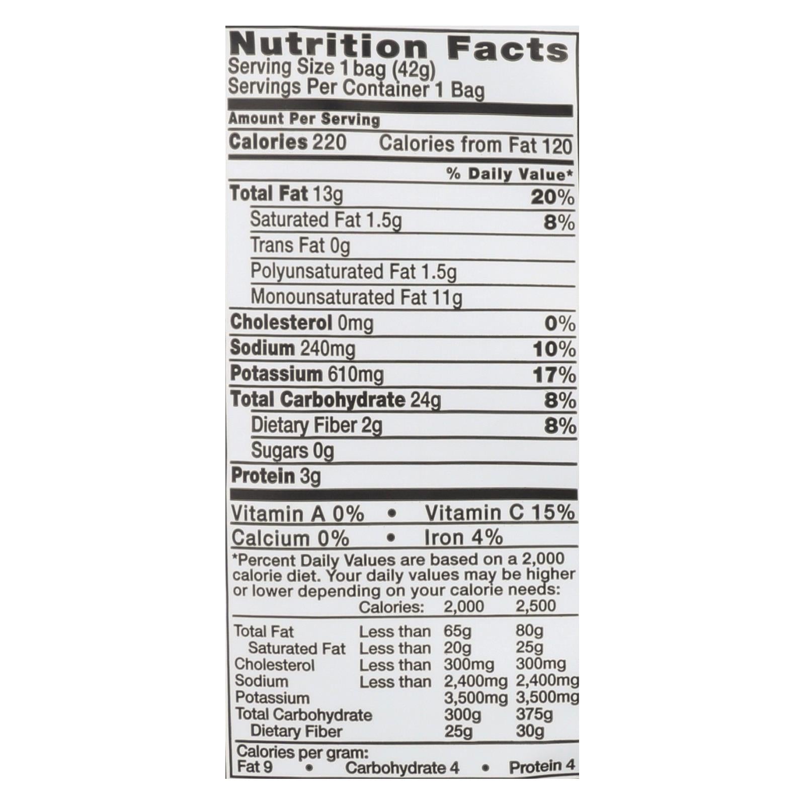 Kettle Chips Sea Salt & Black Pepper, 24 Pack, 1.5 Oz Each