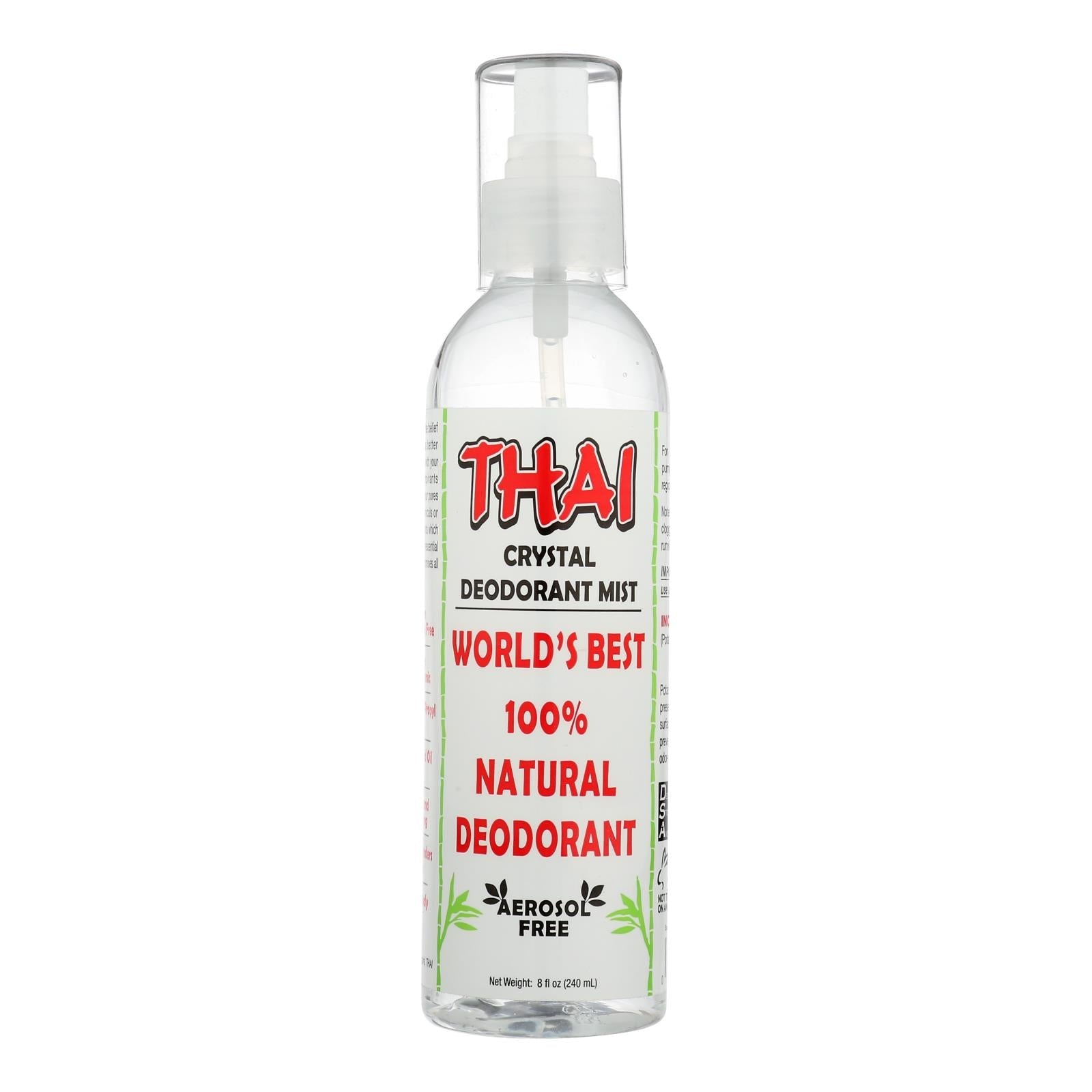 Thai Crystal Mist Deodorant Spray - 8 Fl Oz