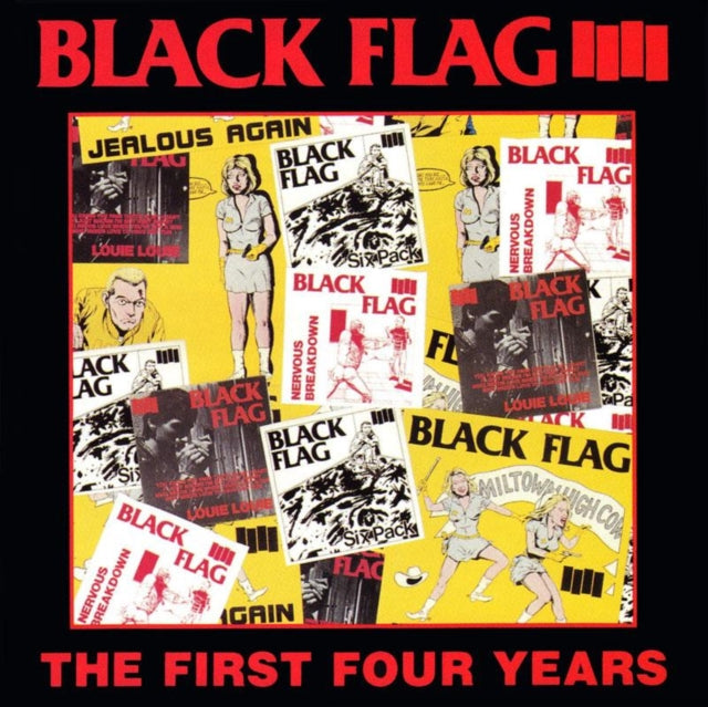 Black Flag - First Four Years & My War & Damaged & Loose Nut - LP Vinyl Bundle