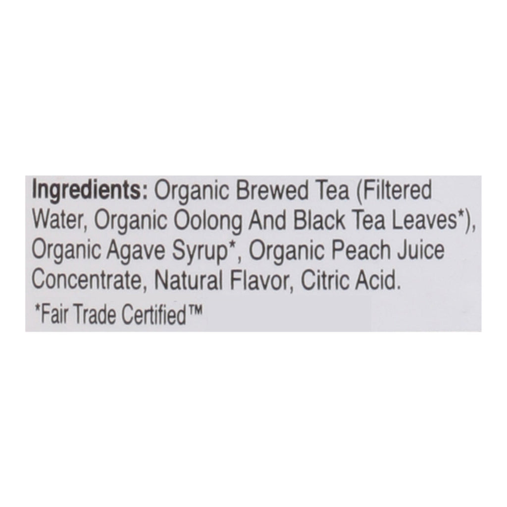 Just Ice Tea - Tea Og2 Peach Oolong - CS of 12-16 FZ
