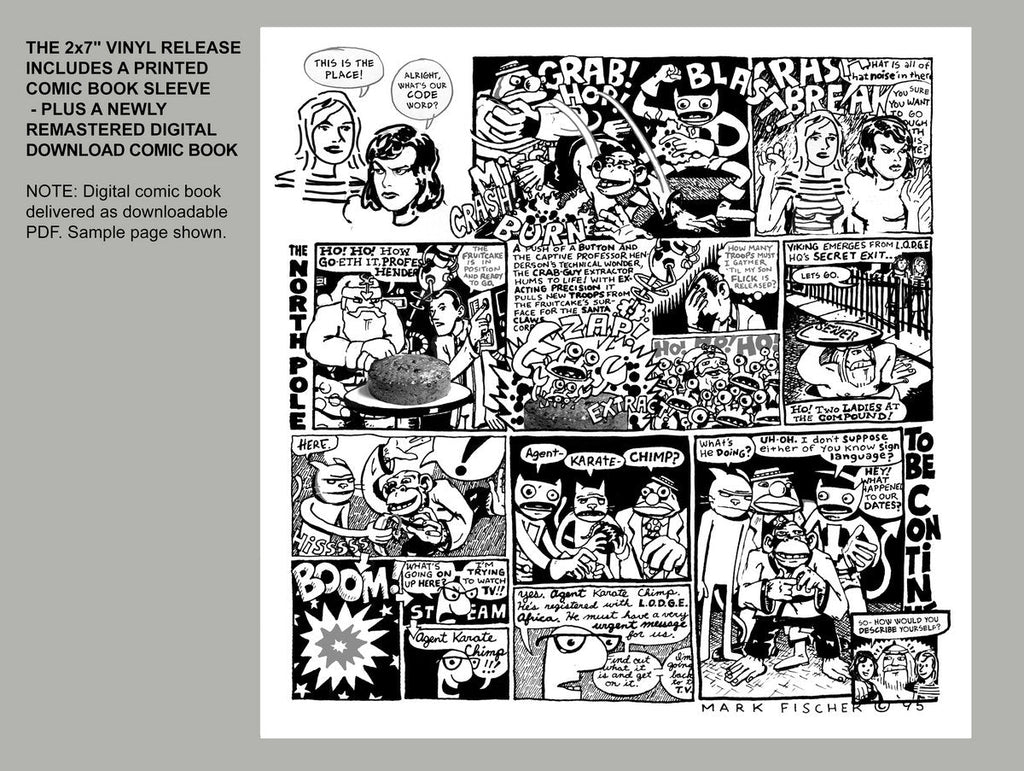 SIDES 1-4 - Shellac / Big'n / US Maple / Brise-Glace 2x 7" + Comic Book