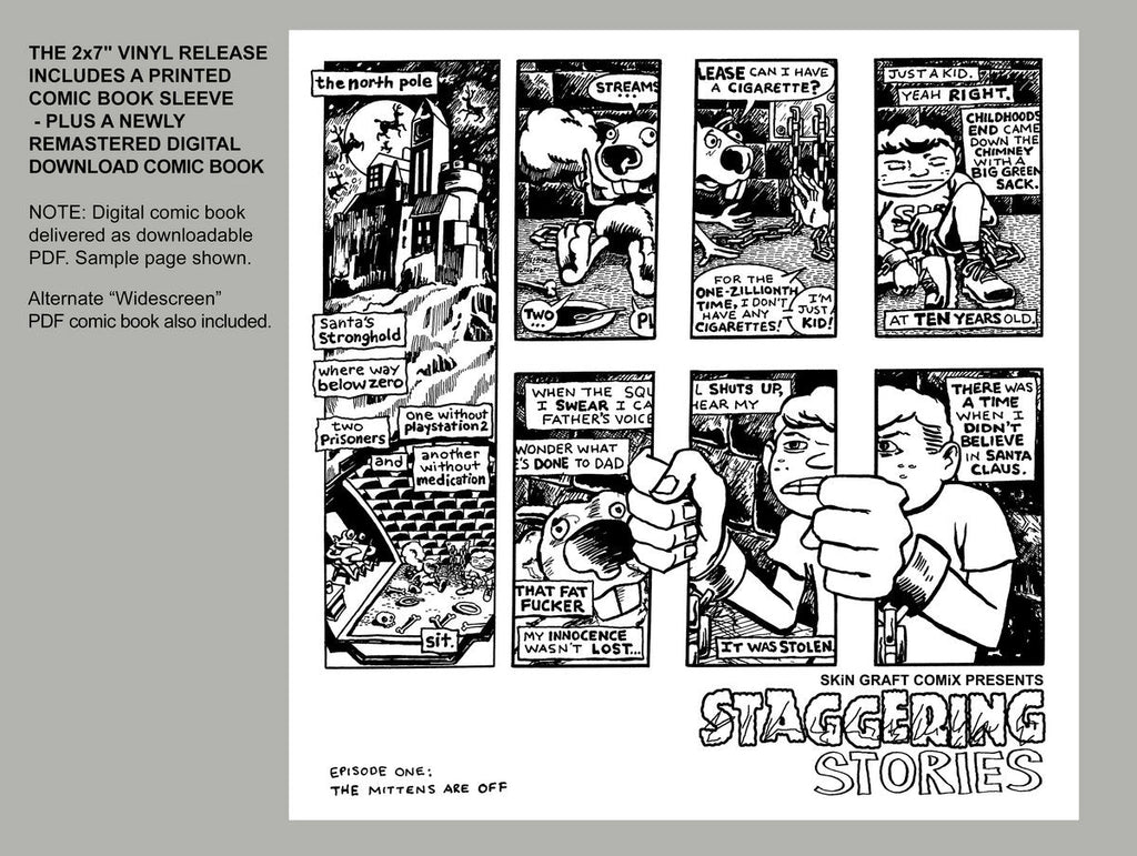 Sides 11-14 - Yowie / Colossamite / Pre / Mule 2x 7" + Comic Book