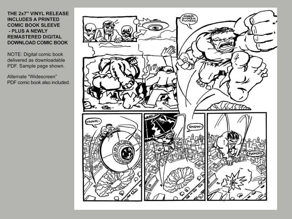 Sides 11-14 - Yowie / Colossamite / Pre / Mule 2x 7" + Comic Book