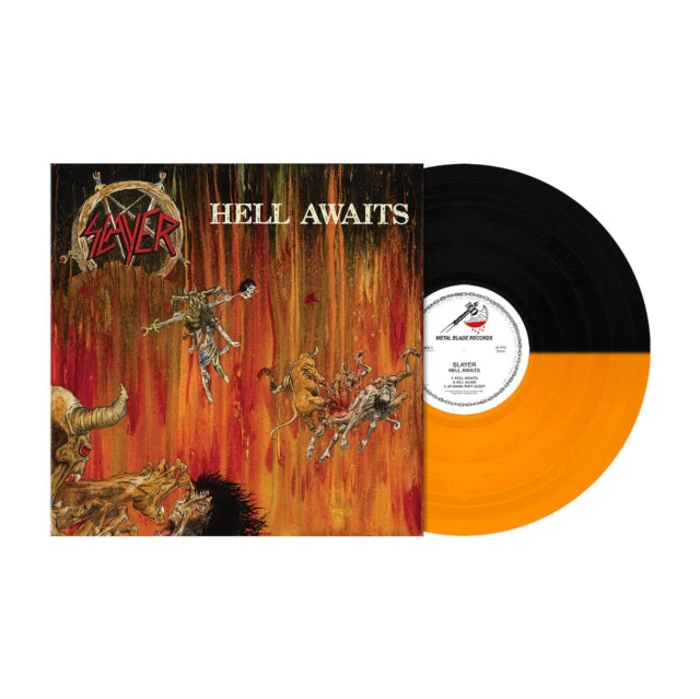 Slayer - Hell Awaits (Transparent Orange & Black Split LP Vinyl) & Diabolus In Musica & Live: Decade Of Aggression & South Of Heaven & Repentless (Trans Orange Yellow Black Splatter LP Vinyl) & Monsters Of Rock 1994 (2LP/140G/Clear Vinyl)