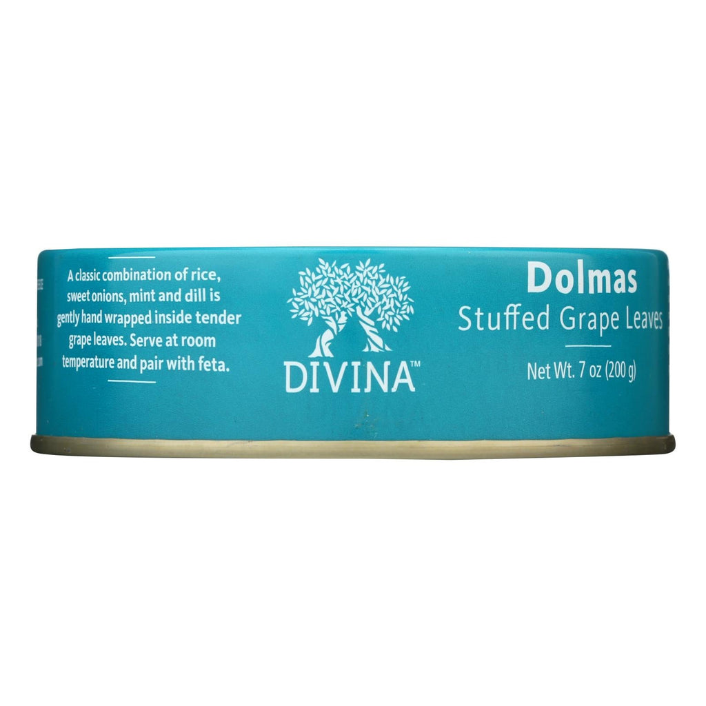 Divina - Dolmas Stuffed Grape Leaves - Case Of 12 - 7 Oz.
