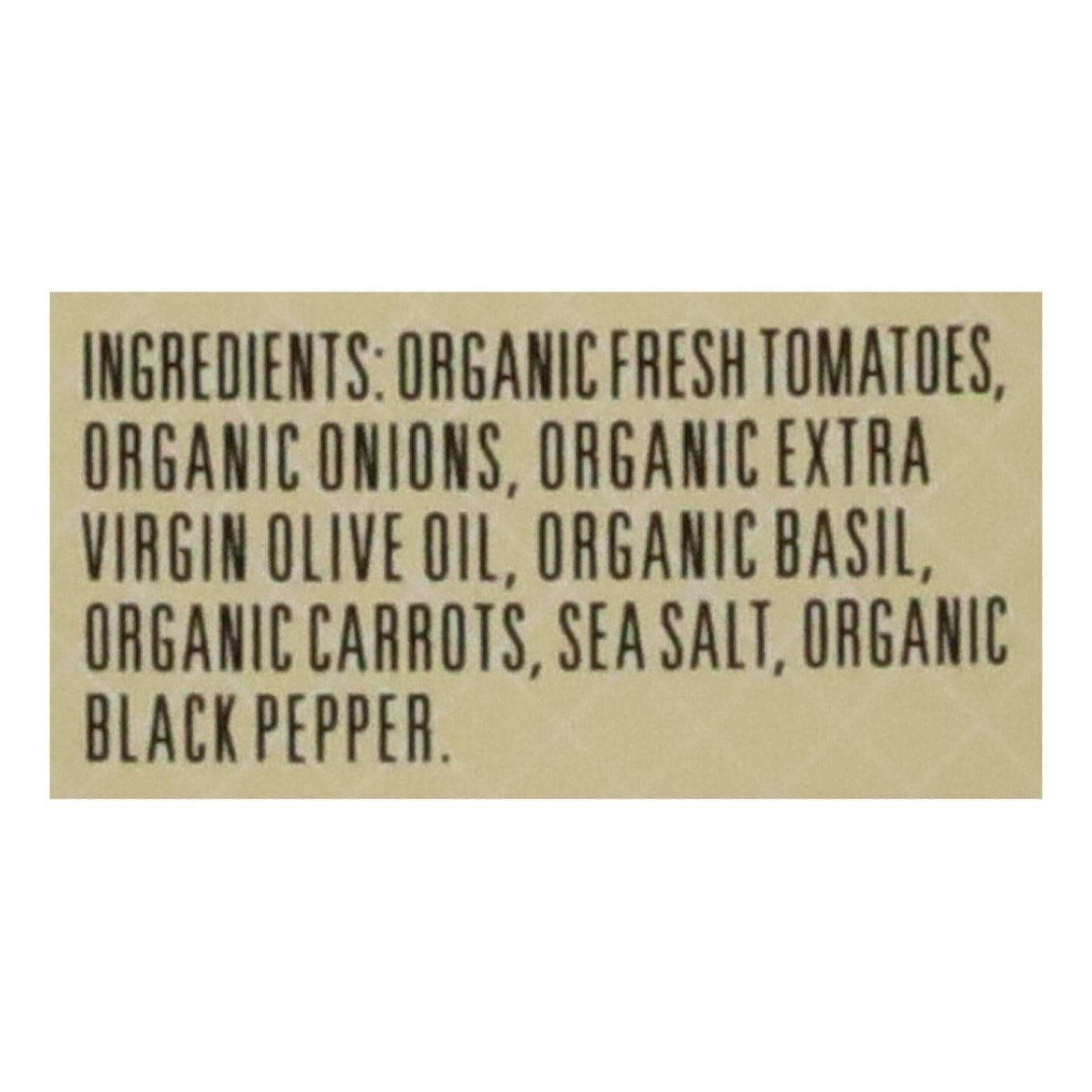 Lucini Organic Tomato Basil Pasta Sauce, 6 Pack - 24 oz Each