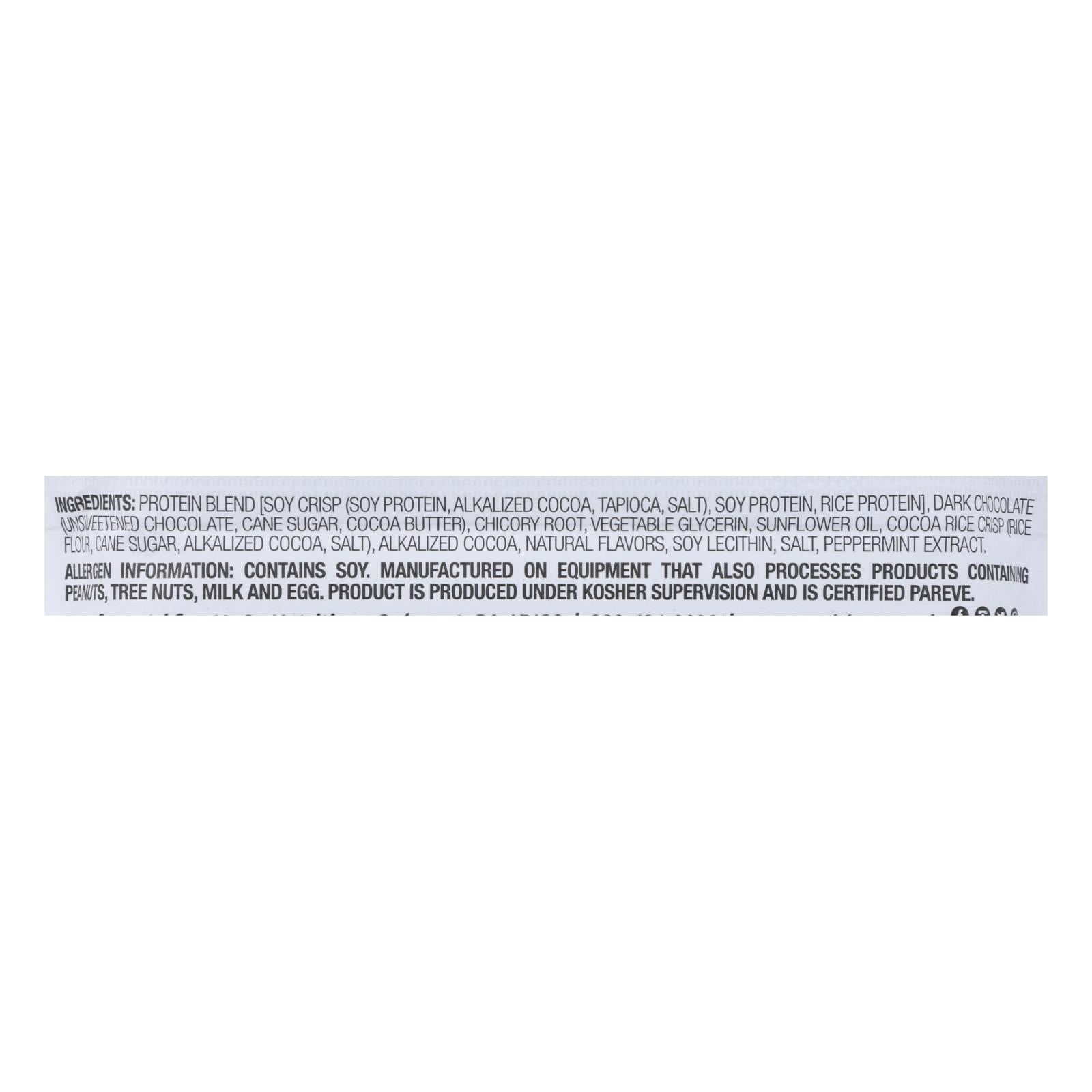 Nugo Slim Chocolate Mint Bars - 12 Pack, 1.59 oz Each