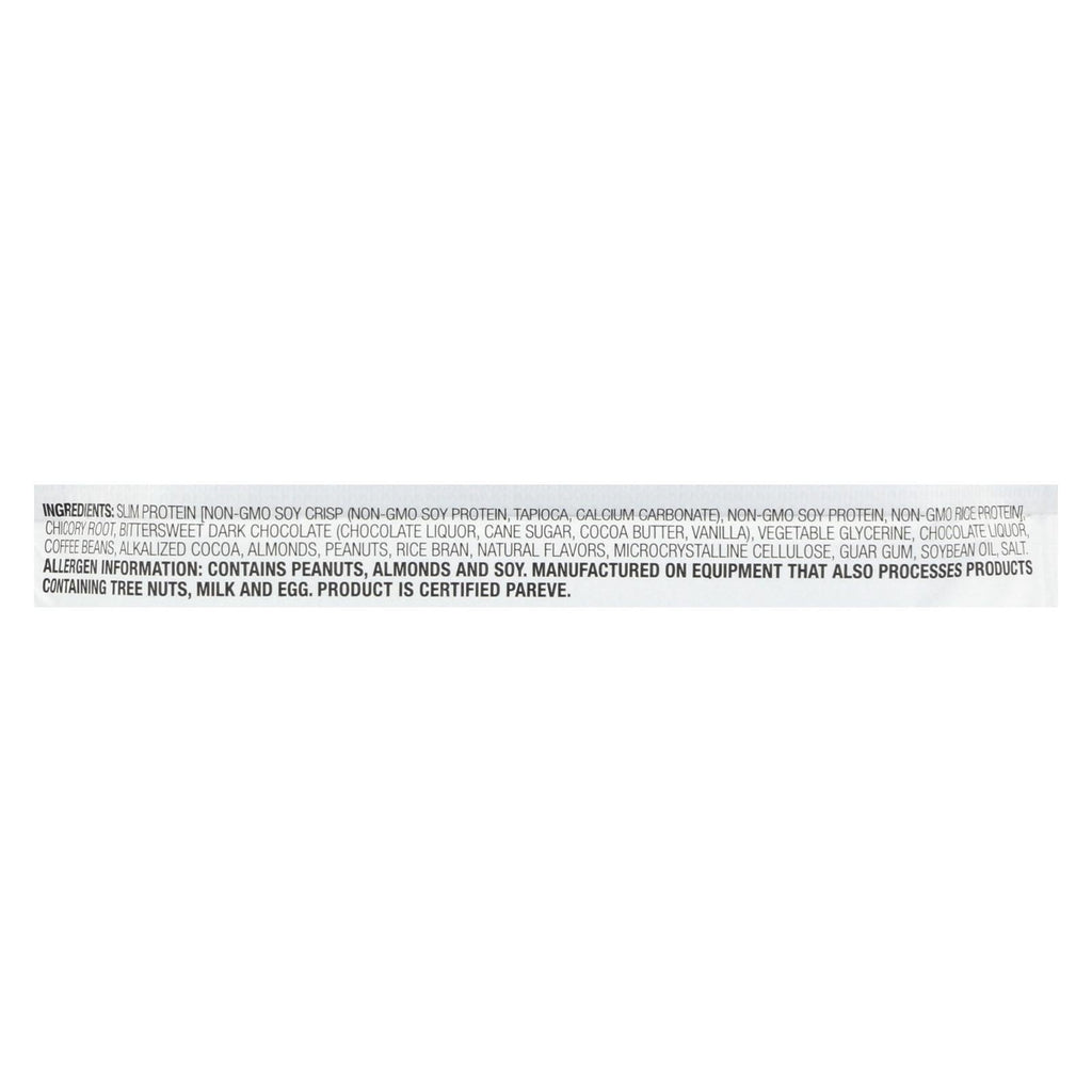 NuGo Nutrition Bar - Slim - Espresso - 1.59 oz Bars - Case of 12