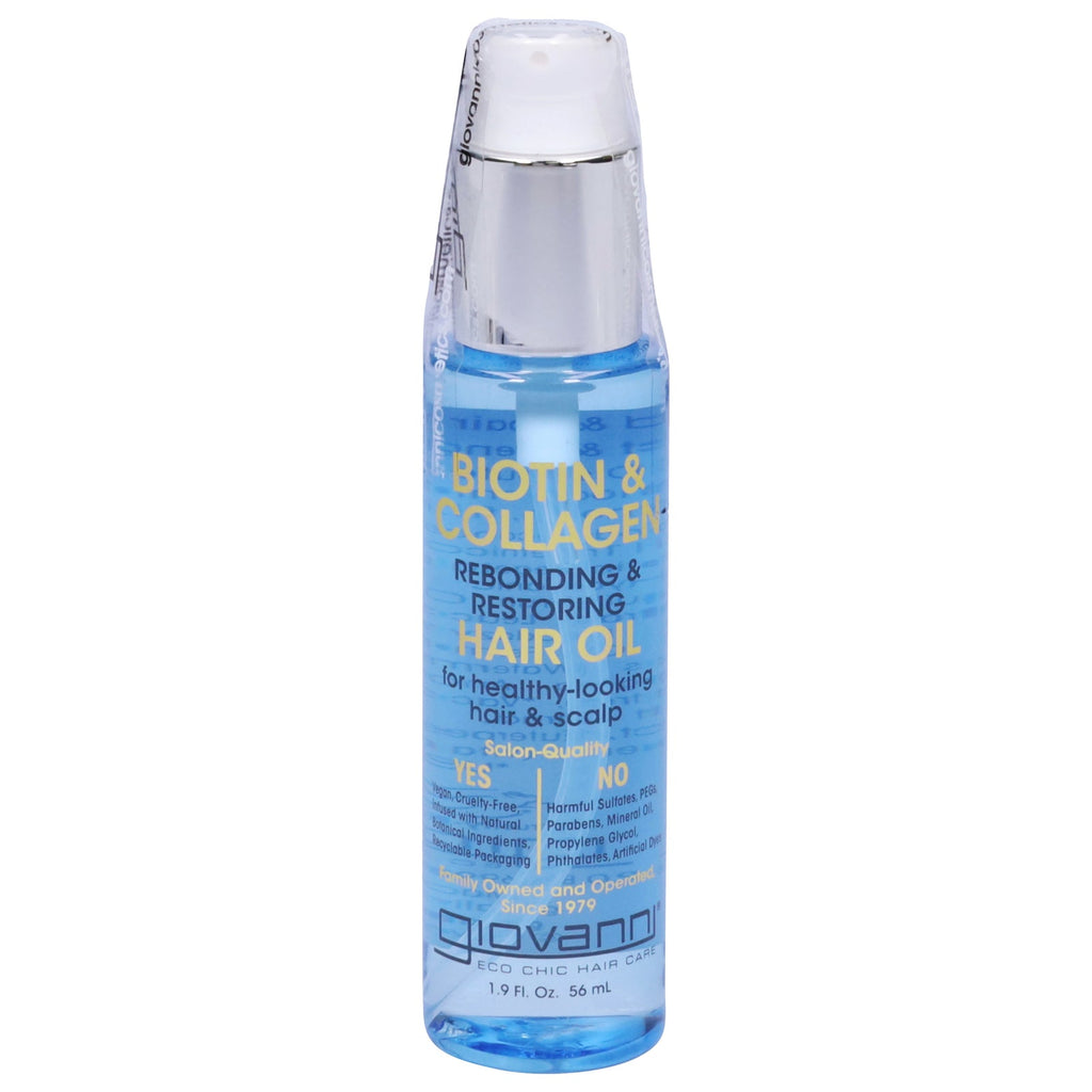 Giovanni Bio Colg Restore Hair Oil, 1-1.9 FZ