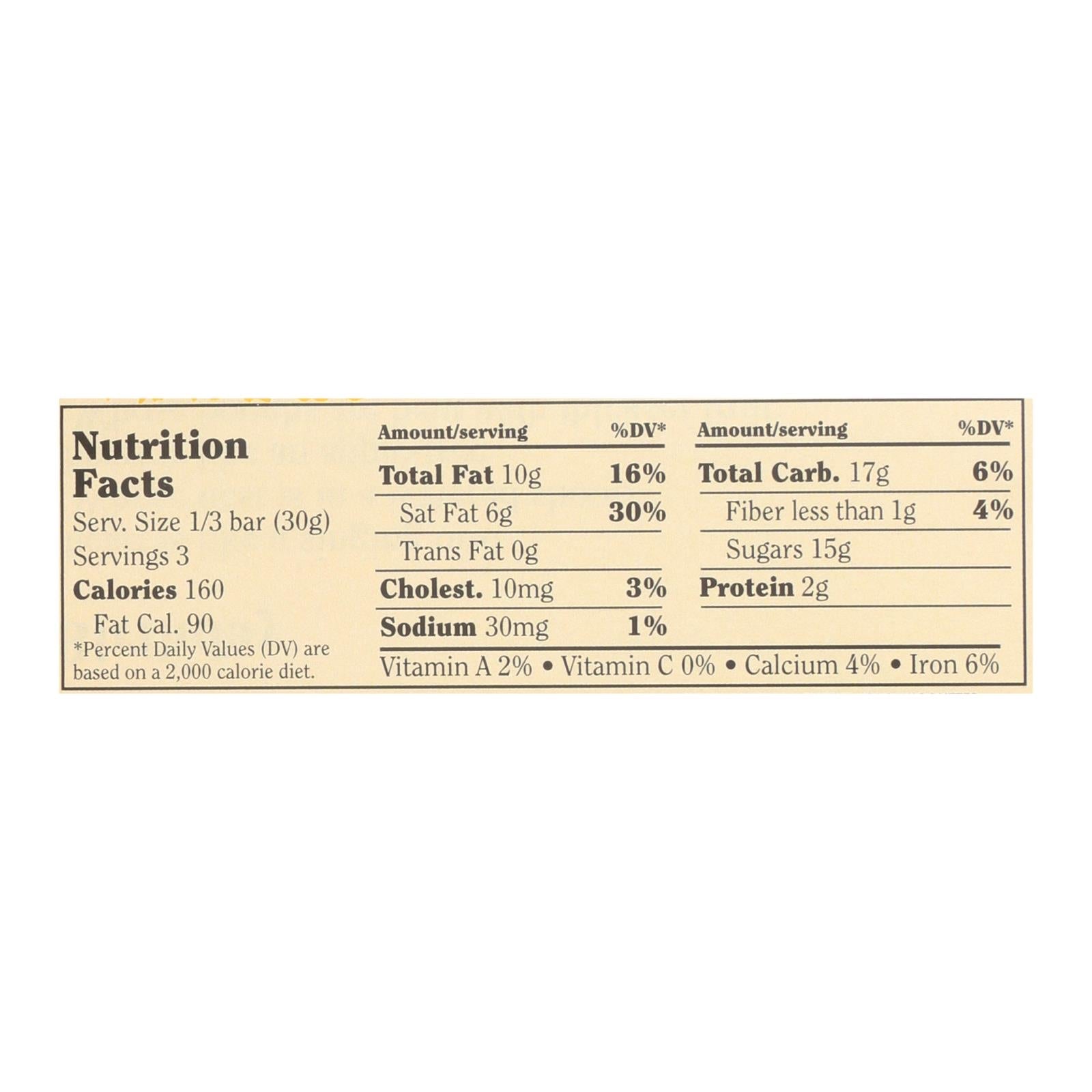 Chocolove Milk Chocolate Toffee Almonds Bar, 3.2 oz, 12 Pack