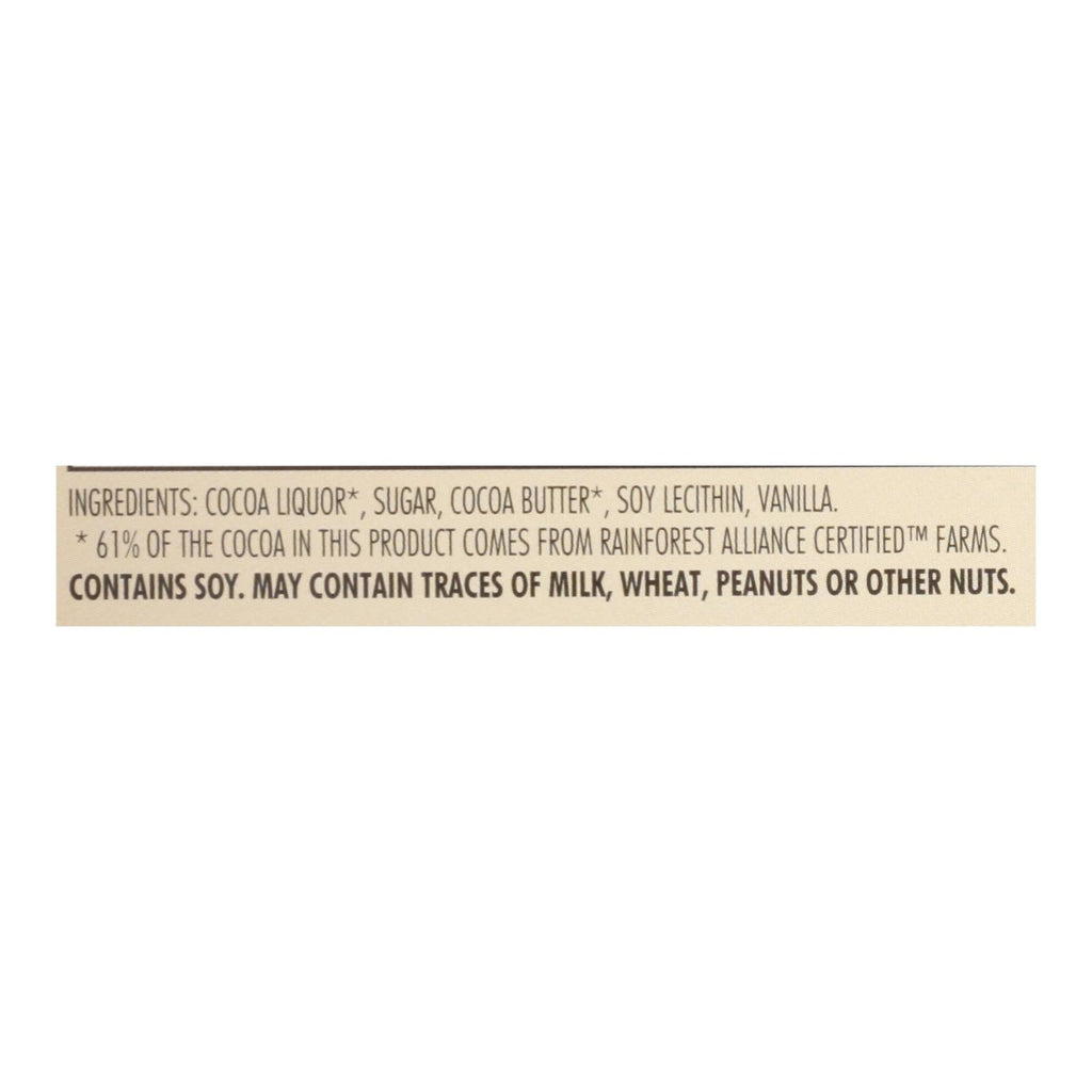 Chocolove Xoxox Dark Chocolate Bars, 3.2 oz, Case of 12
