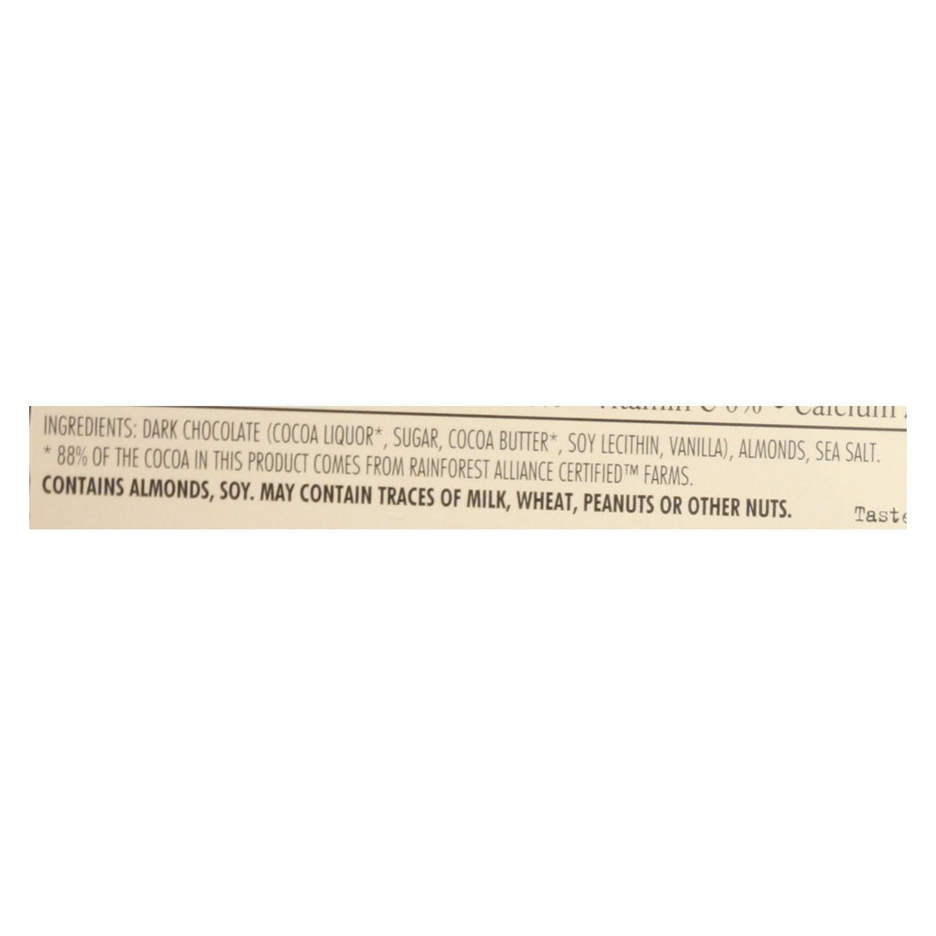 Chocolove Almond Sea Salt 70% Dark Chocolate, 12 Pack