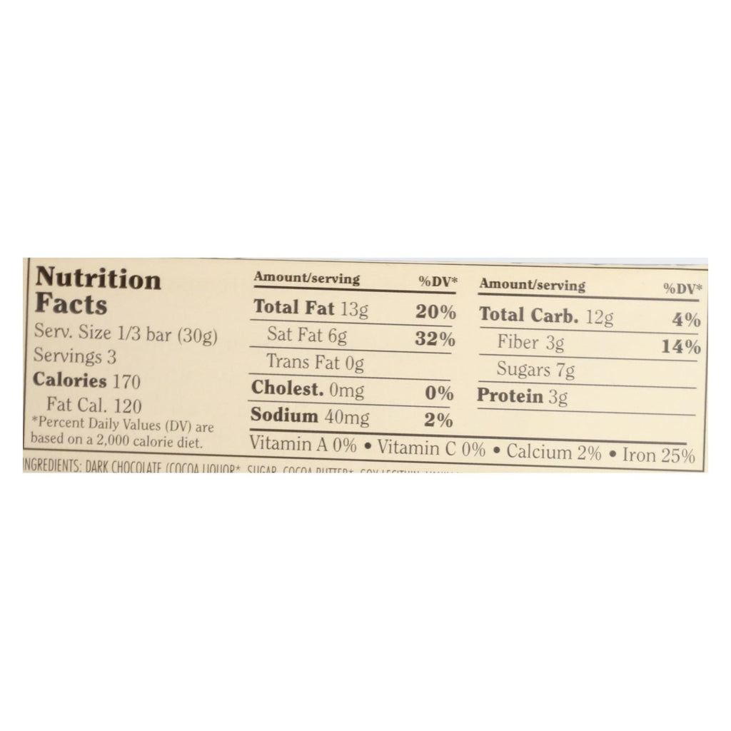 Chocolove Almond Sea Salt 70% Dark Chocolate, 12 Pack