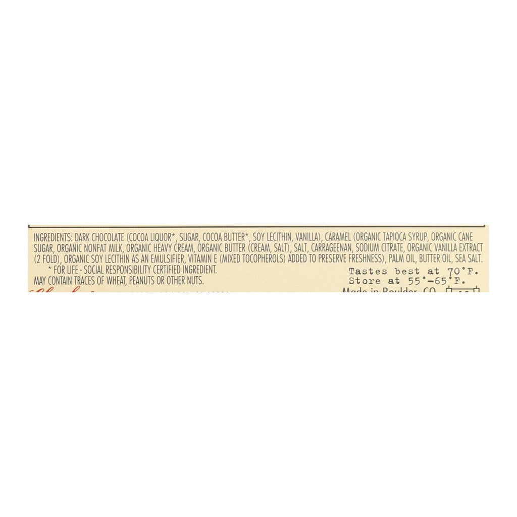 Chocolove Dark Chocolate Salted Caramel, 10-Pack, 3.2 oz