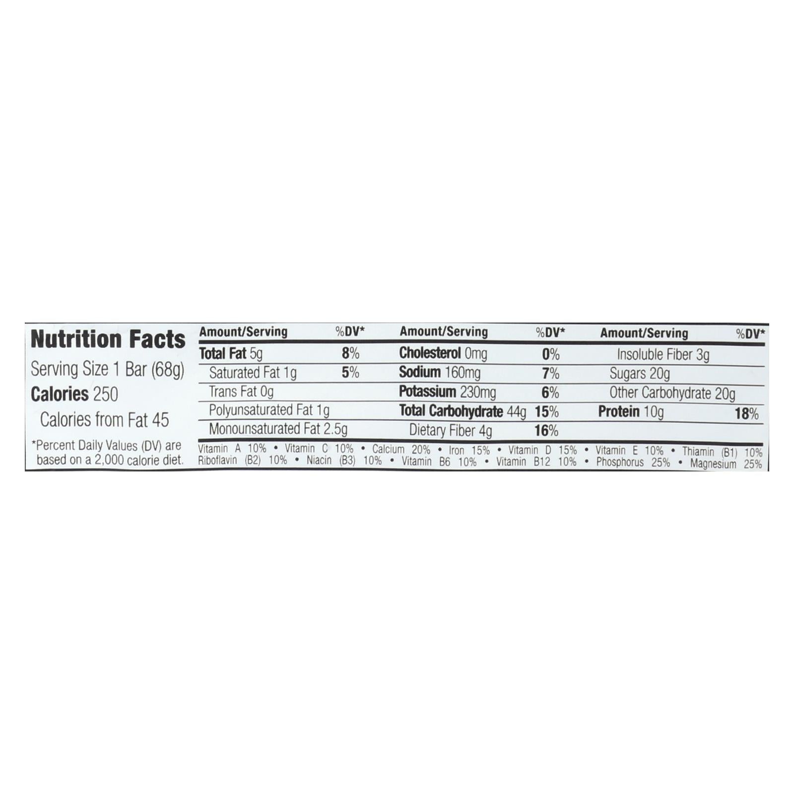 Clif Bar - Organic Cool Mint Chocolate - Case of 12 - 2.4 oz