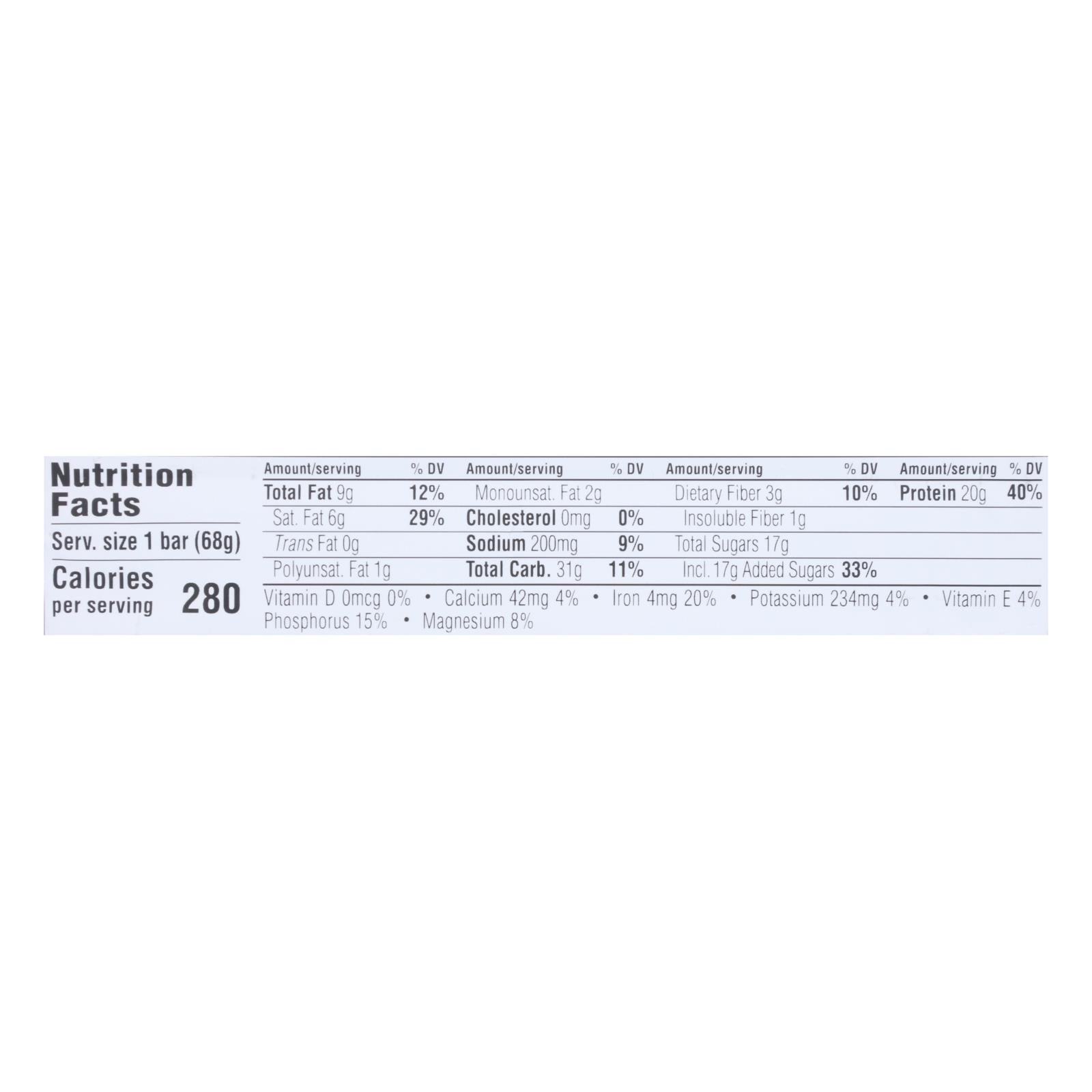 Clif Bar Builder Bar - Chocolate Mint - Case of 12 - 2.4 oz
