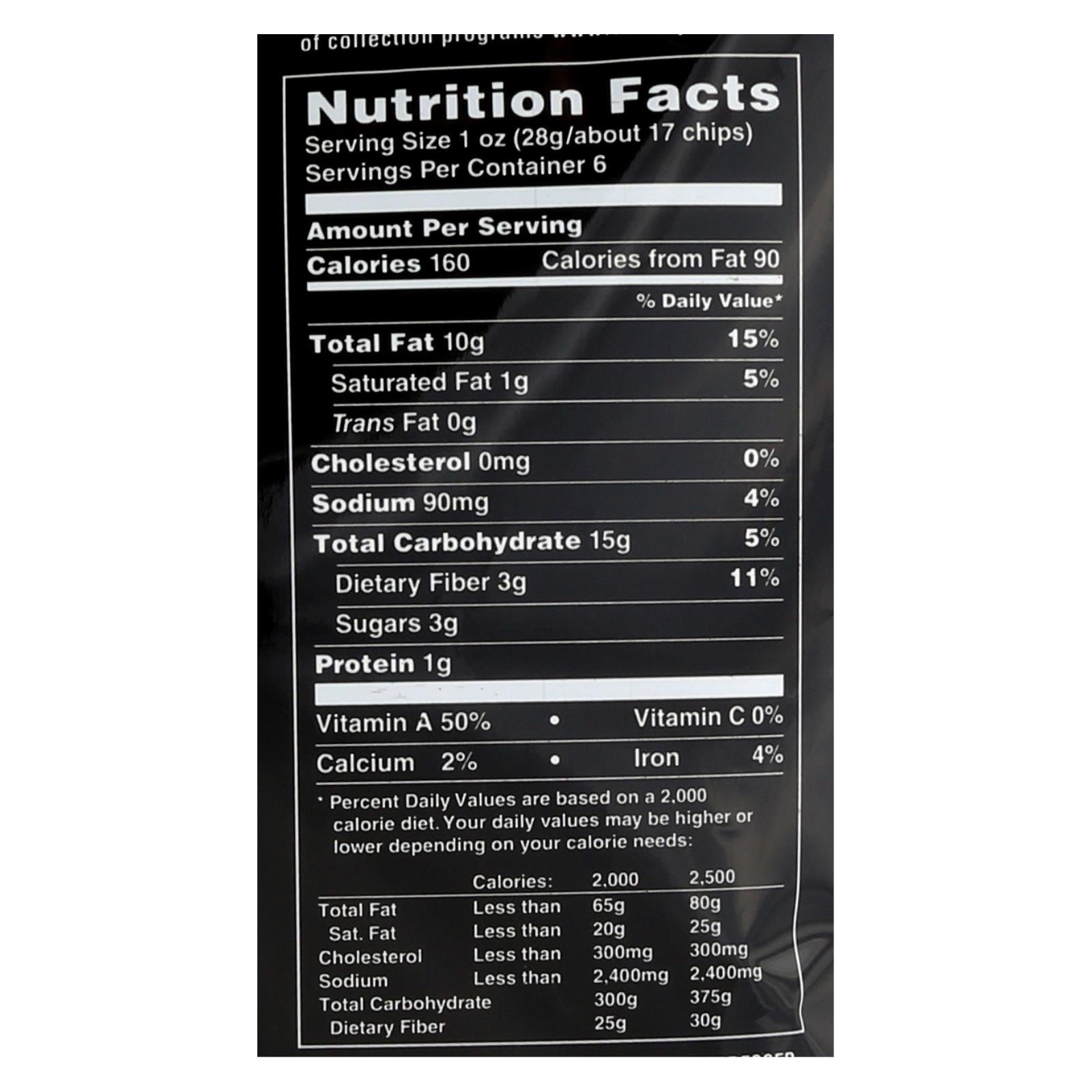 Terra Sweet Potato Chips Sea Salt - 12 Pack, 5 oz Each