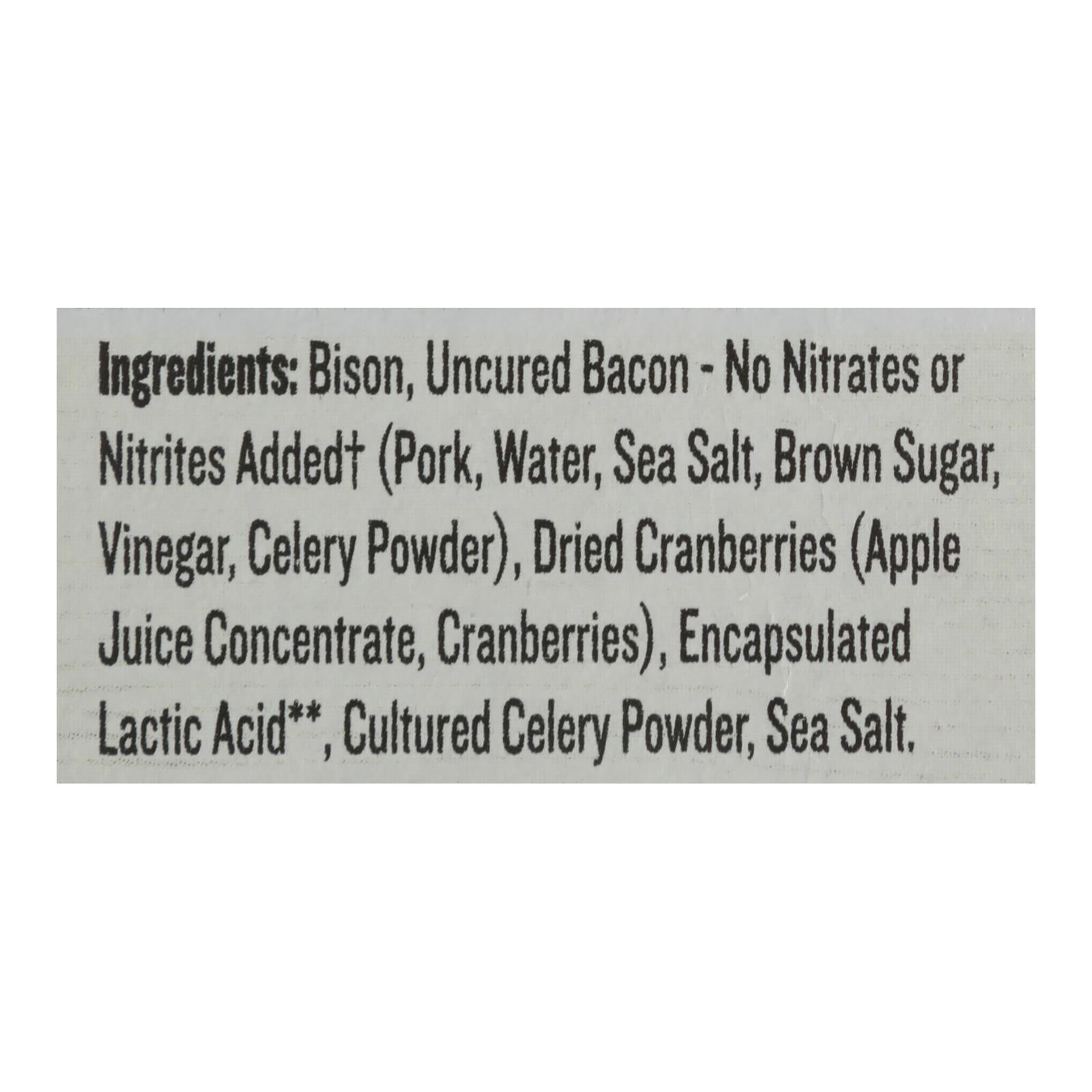 Epic - Bar Bison Uncrd Bcn Crbry - Case of 8-5.2 OZ