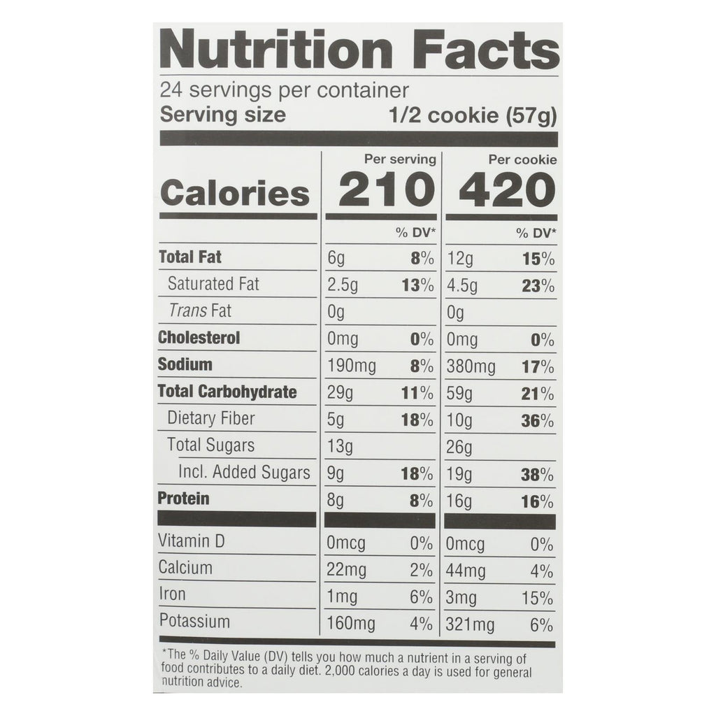Lenny & Larry's Oatmeal Raisin Cookies, 4oz, Case of 12