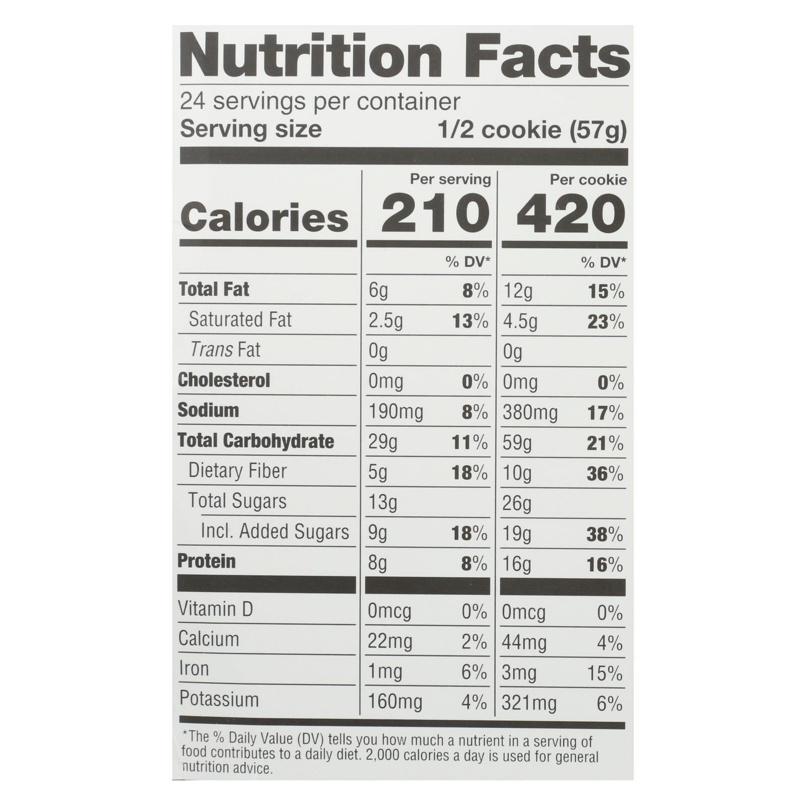 Lenny & Larry's Oatmeal Raisin Cookies, 4oz, Case of 12