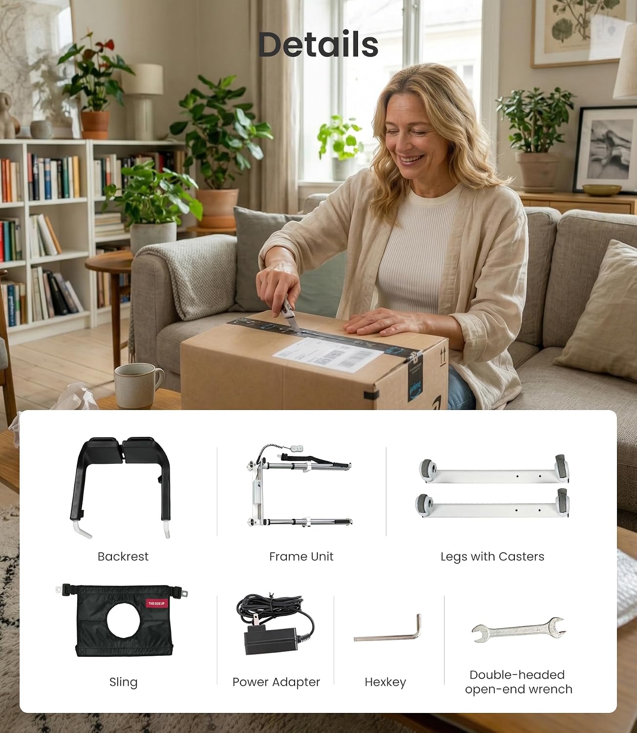 Electric Transfer Lift Chair for Home Care